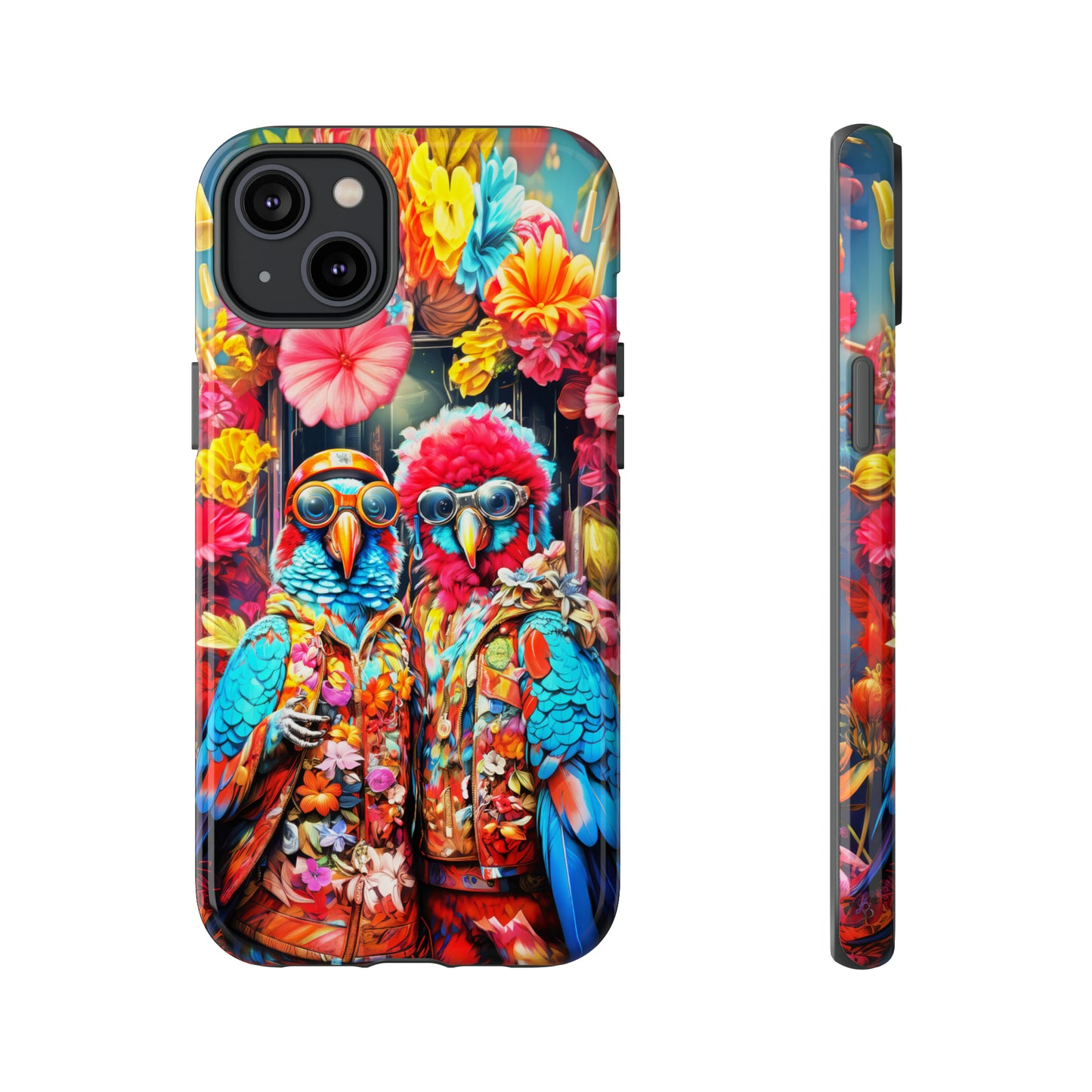 Two hipster parrots Tough Cases