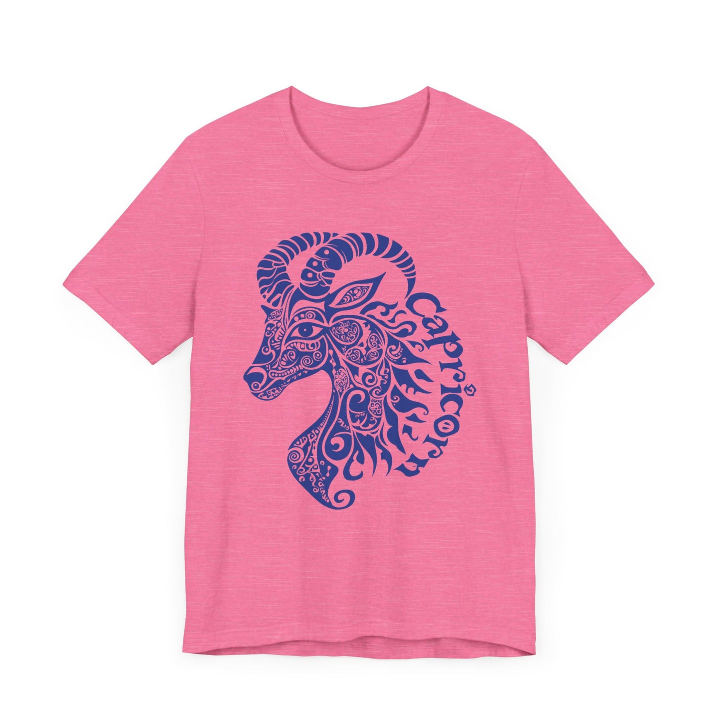 Capricorn blue graphic Unisex Jersey Short Sleeve Tee