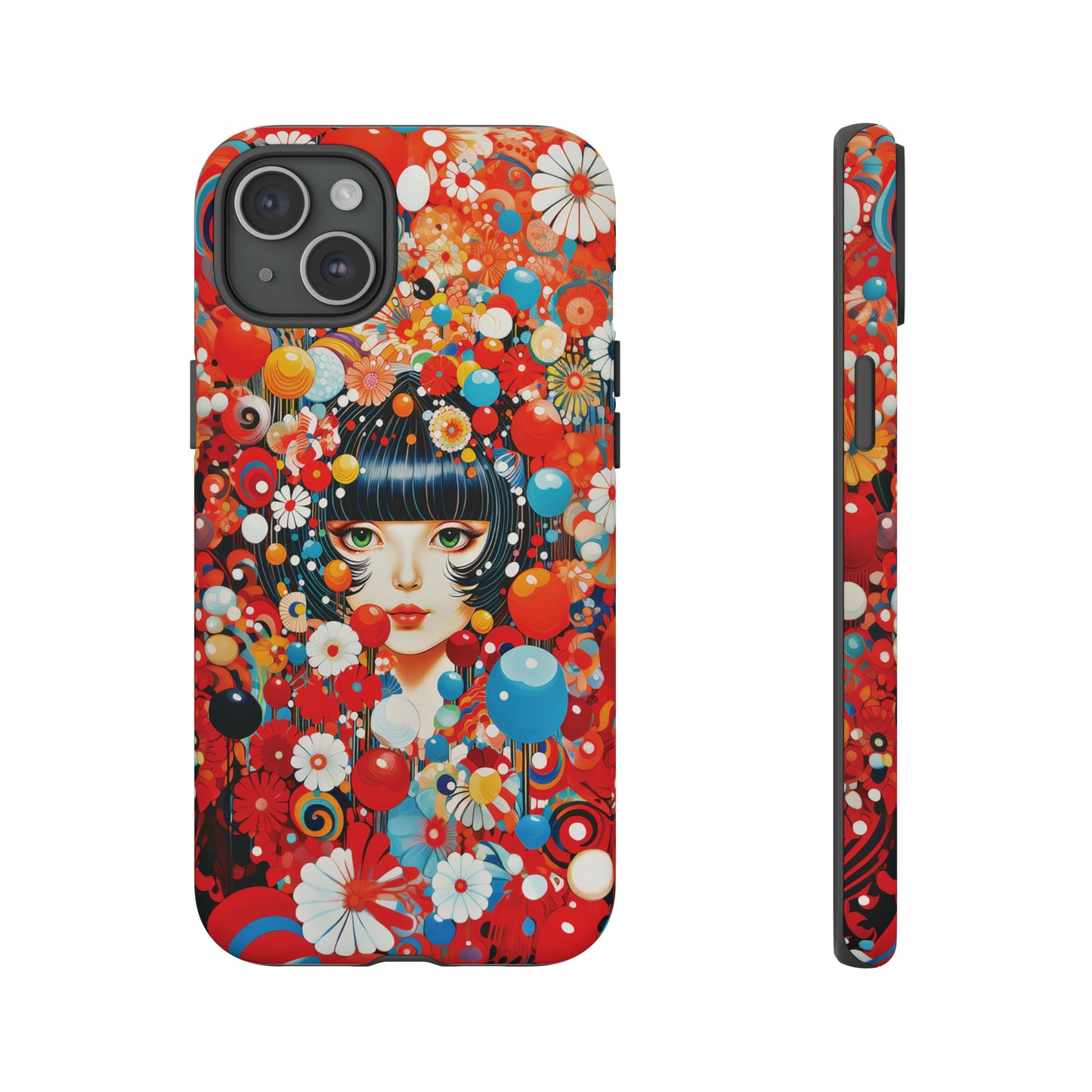 Girl in red blossoms Tough Cases