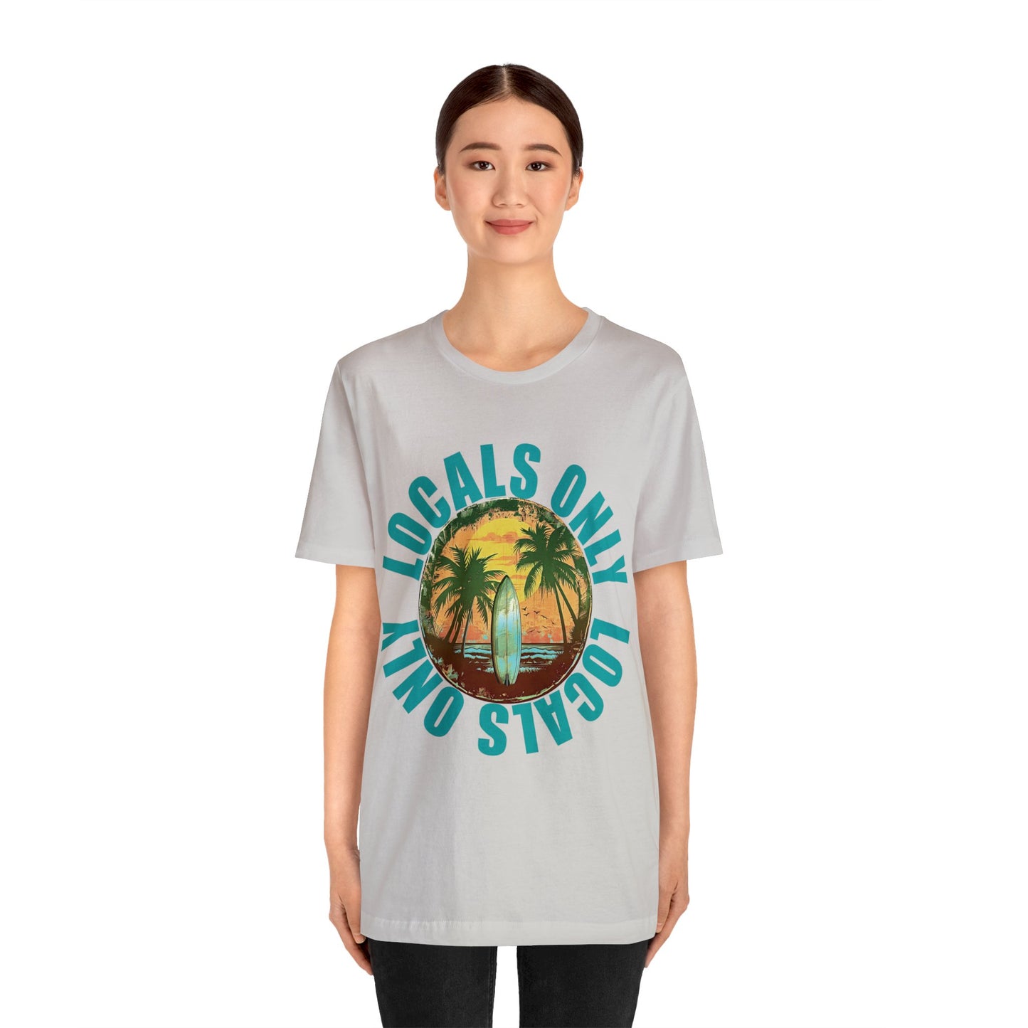 Locals Only stamp Unisex Jersey Short Sleeve Tee