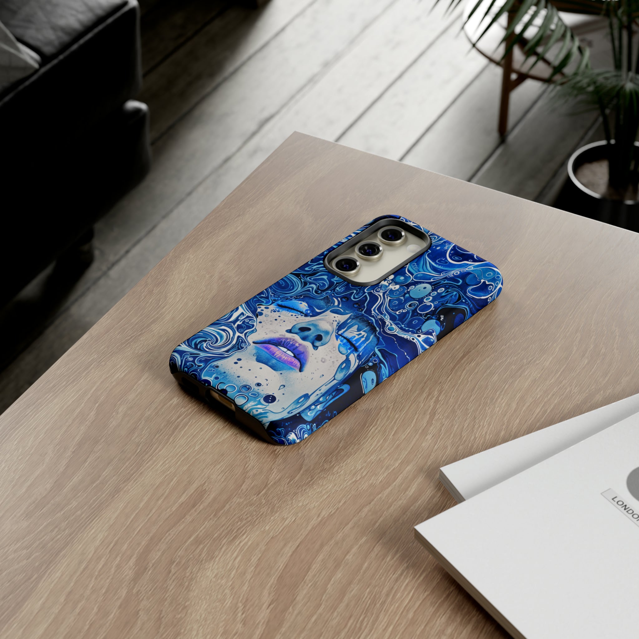 Phone Case, underwater design, Artistic design, Tough Case, Colorful whimsical water fantasy design, iPhone 15, 14, 13, 12, 11, Samsung, Pixel