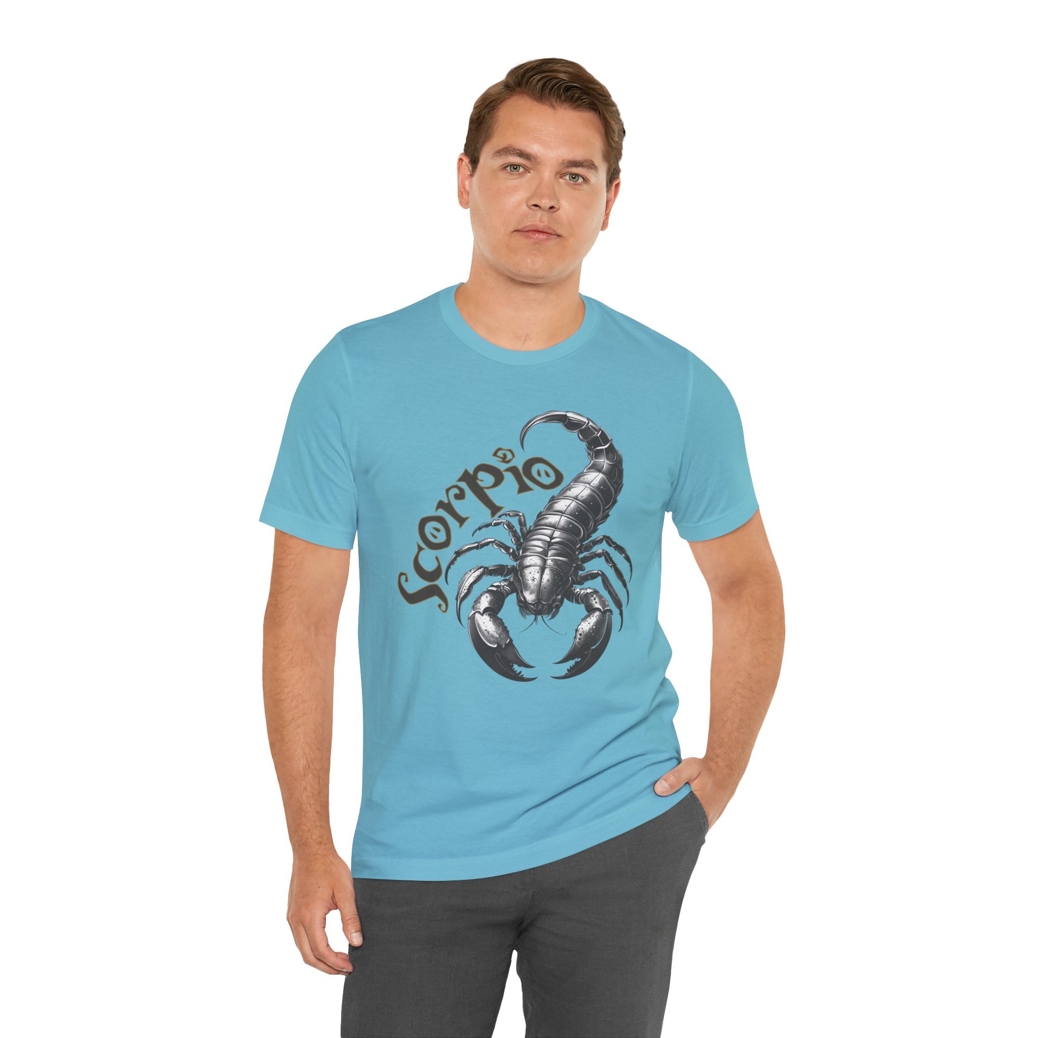 Scorpio Black & white Unisex Jersey Short Sleeve Tee