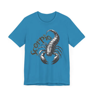 Scorpio Black & white Unisex Jersey Short Sleeve Tee