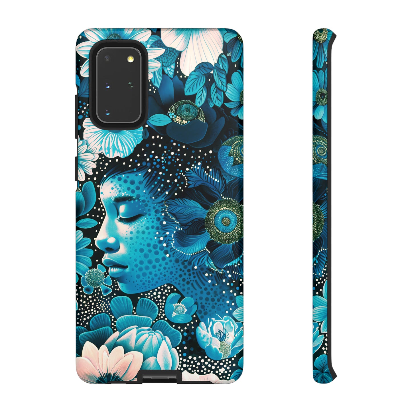 Girl in blue Tough Cases