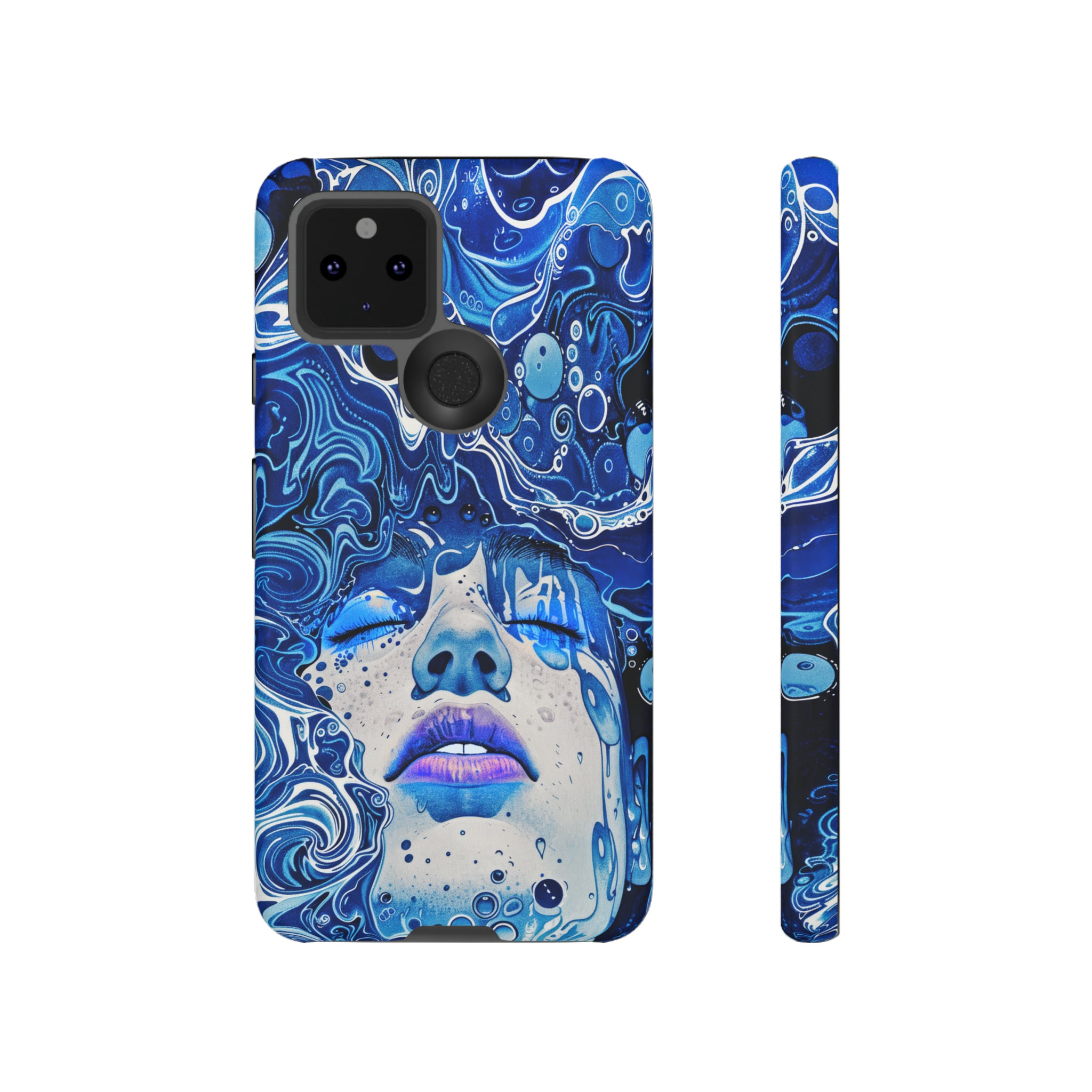 Phone Case, underwater design, Artistic design, Tough Case, Colorful whimsical water fantasy design, iPhone 15, 14, 13, 12, 11, Samsung, Pixel