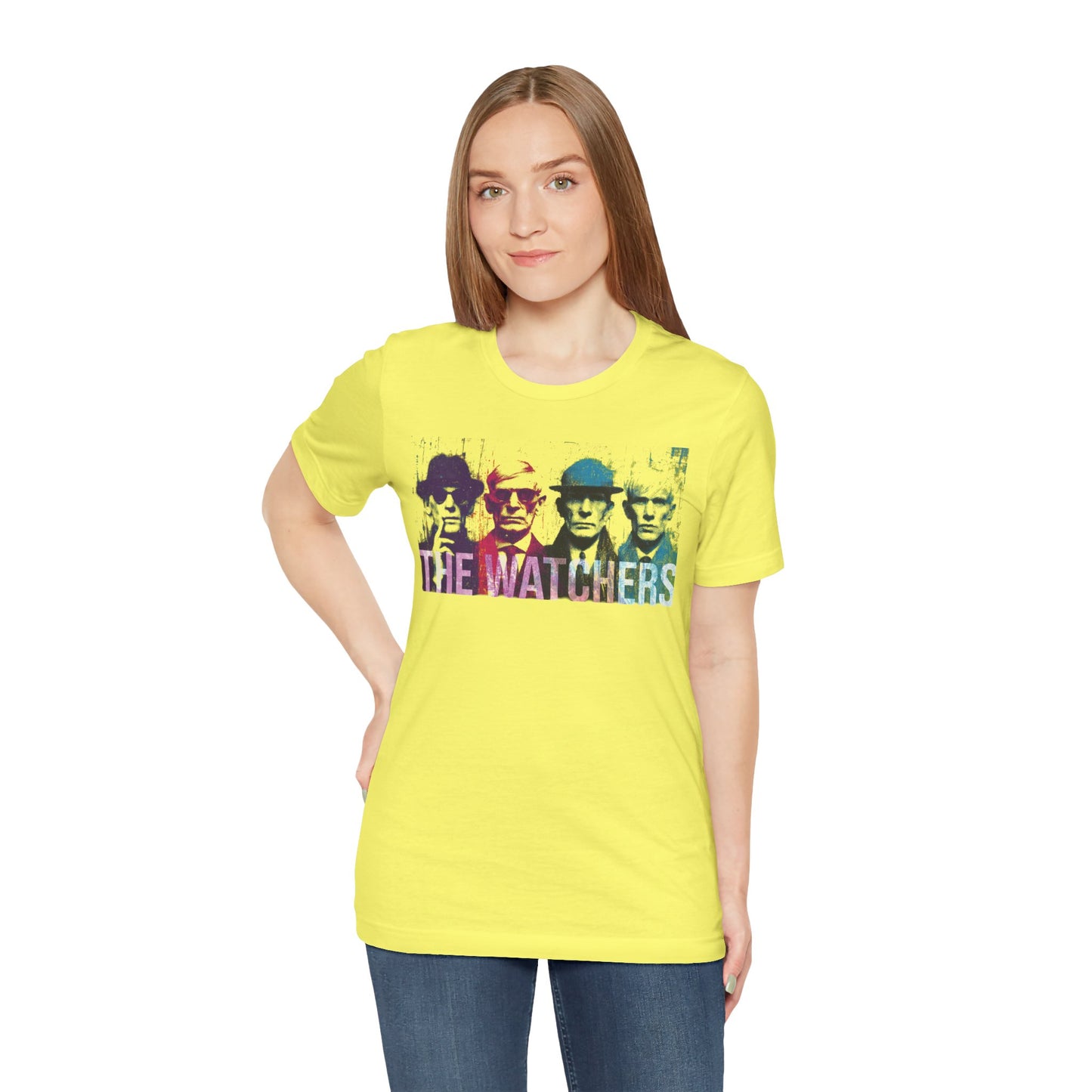 The Watchers Graphic Vintage Band Photo Tee – Retro Pop Art Graphic T-Shirt