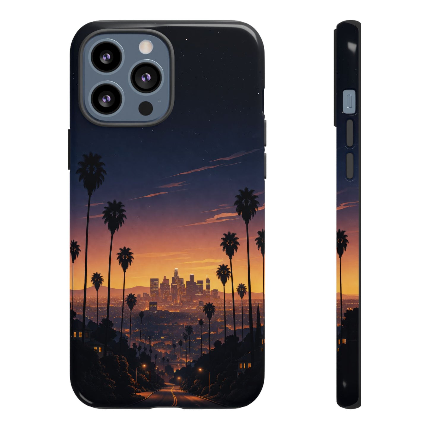 Los Angeles at Sunset Phone Case — Los Angeles Skyline Protective Case