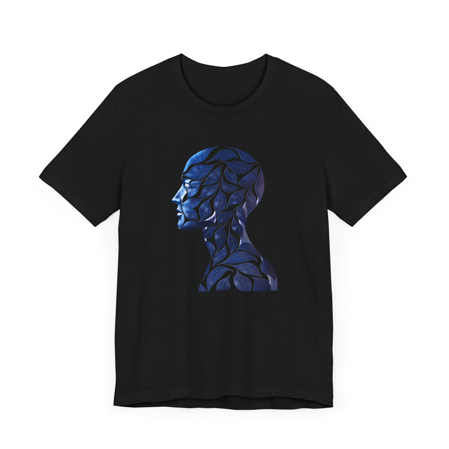 Artistic Profile Tee, Unisex Graphic T-Shirt, Unique Casual Wear, Gift for Art Lovers, Summer Wardrobe Essential
