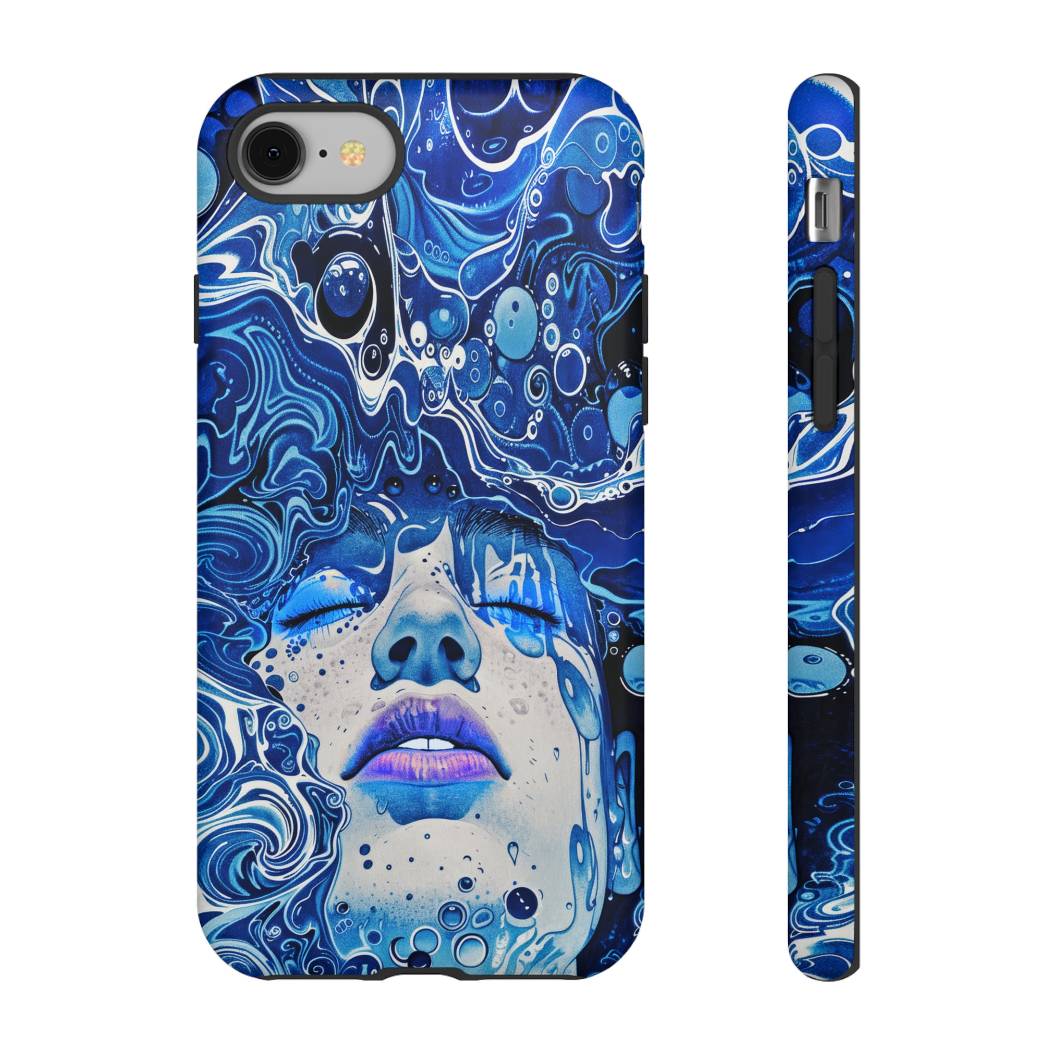Phone Case, underwater design, Artistic design, Tough Case, Colorful whimsical water fantasy design, iPhone 15, 14, 13, 12, 11, Samsung, Pixel