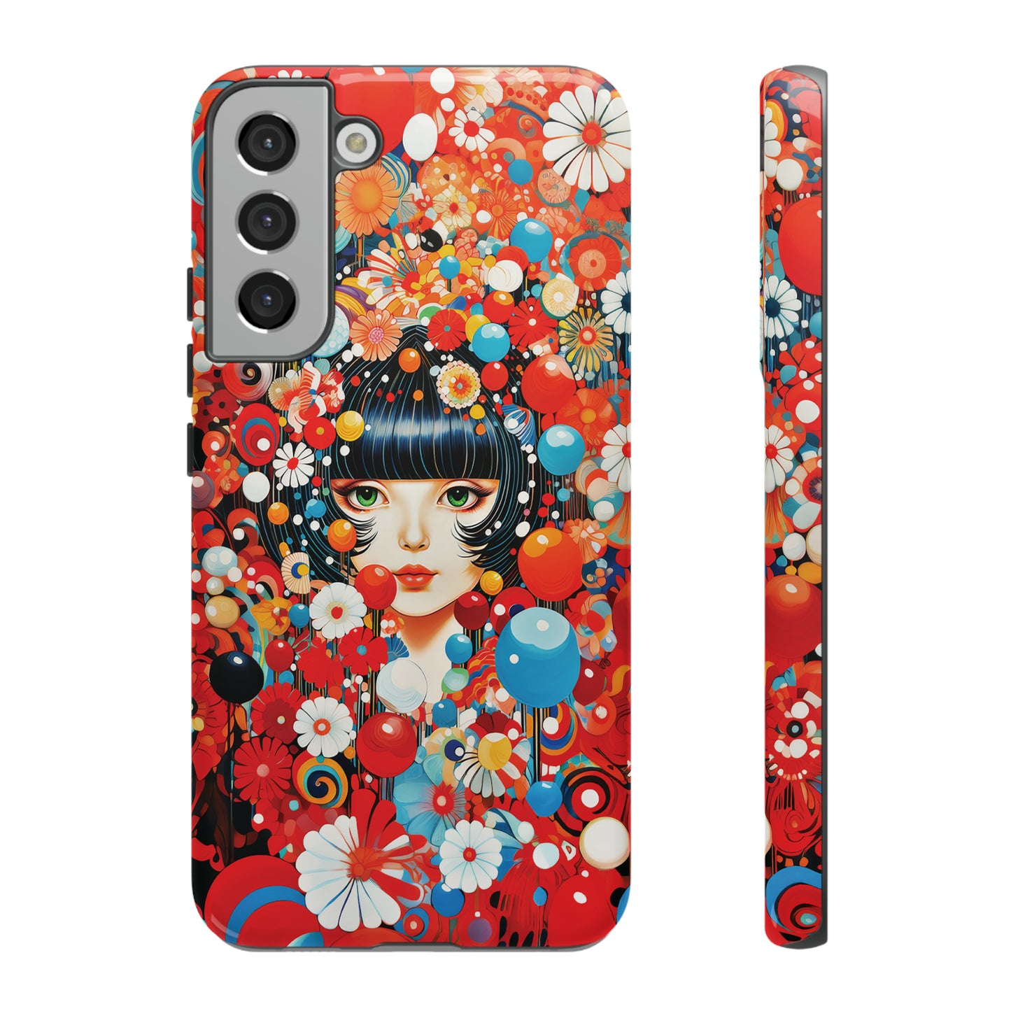 Girl in red blossoms Tough Cases