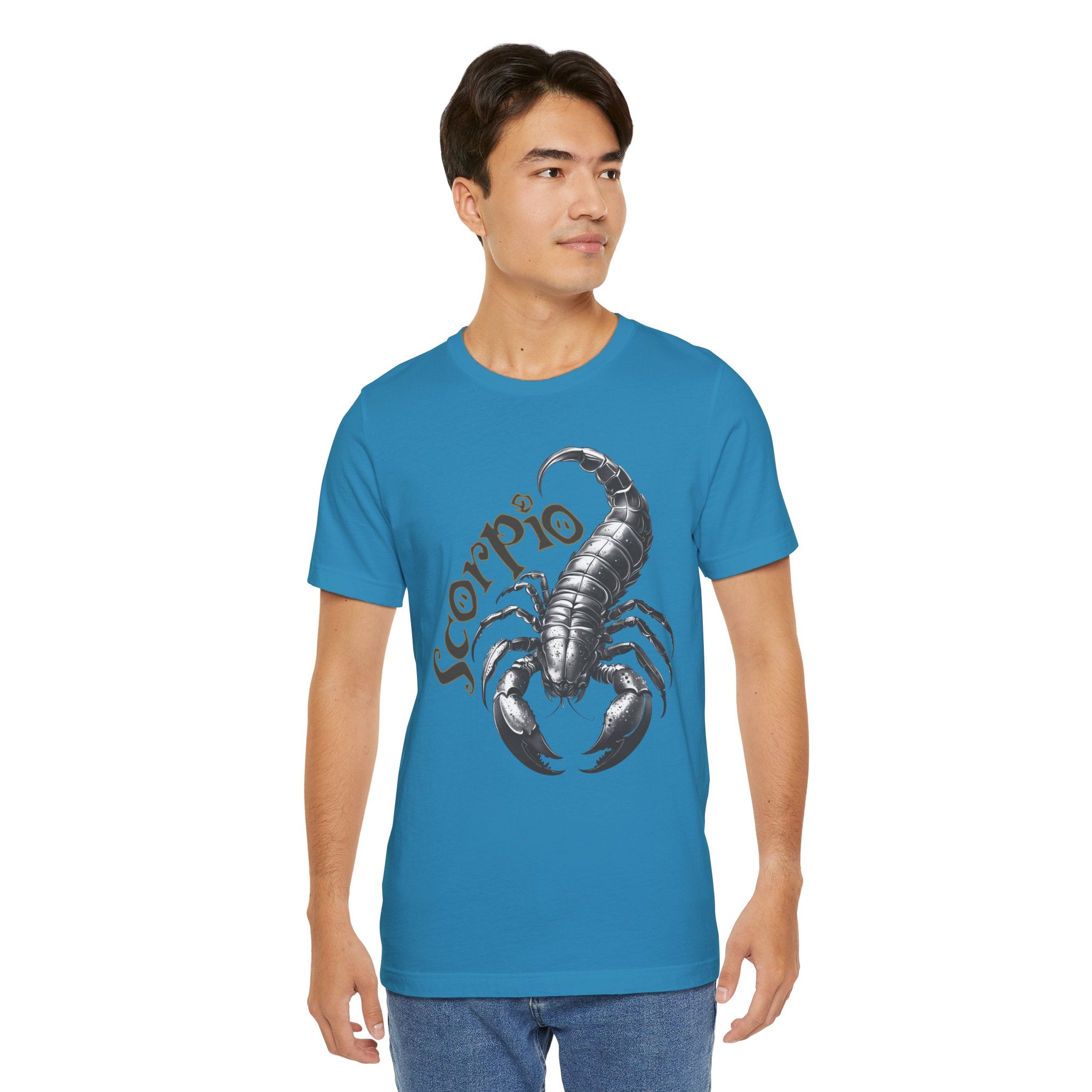 Scorpio Black & white Unisex Jersey Short Sleeve Tee