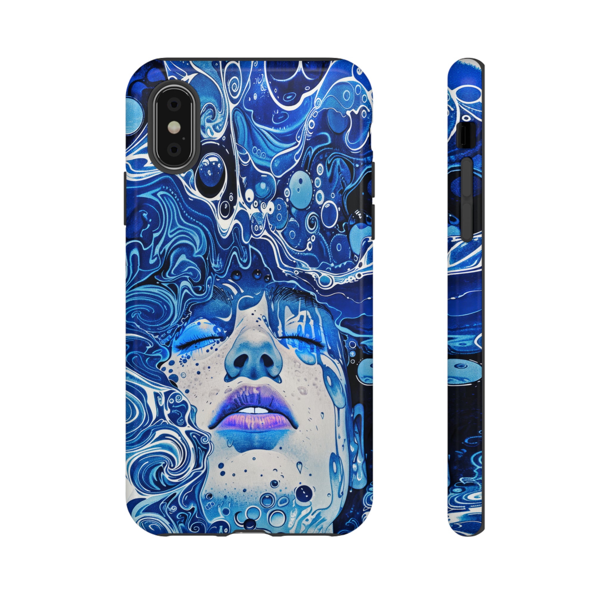 Phone Case, underwater design, Artistic design, Tough Case, Colorful whimsical water fantasy design, iPhone 15, 14, 13, 12, 11, Samsung, Pixel
