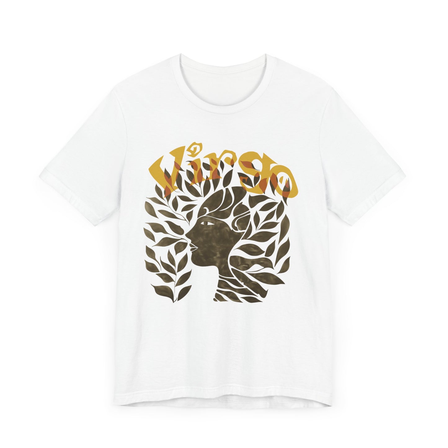 Virgo bronze graphic Unisex Jersey Short Sleeve Tee