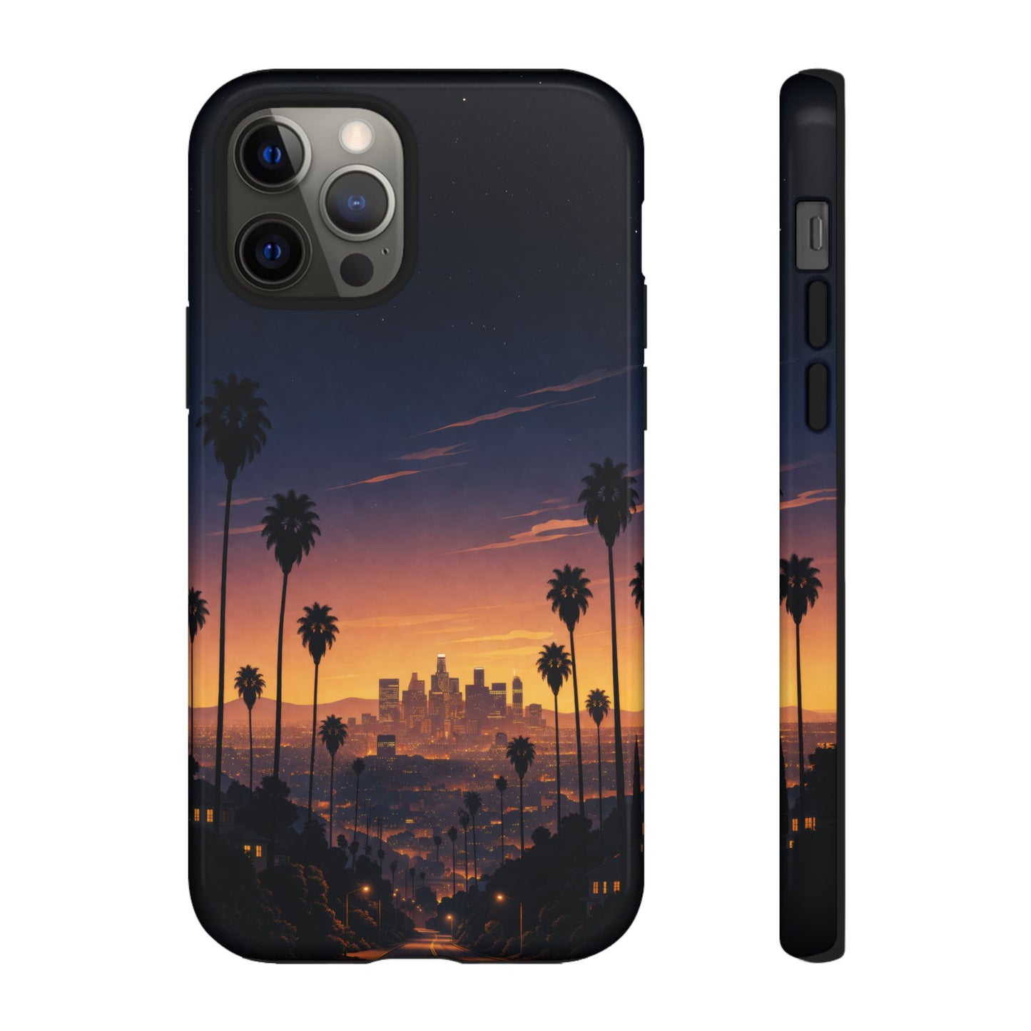 Los Angeles at Sunset Phone Case — Los Angeles Skyline Protective Case
