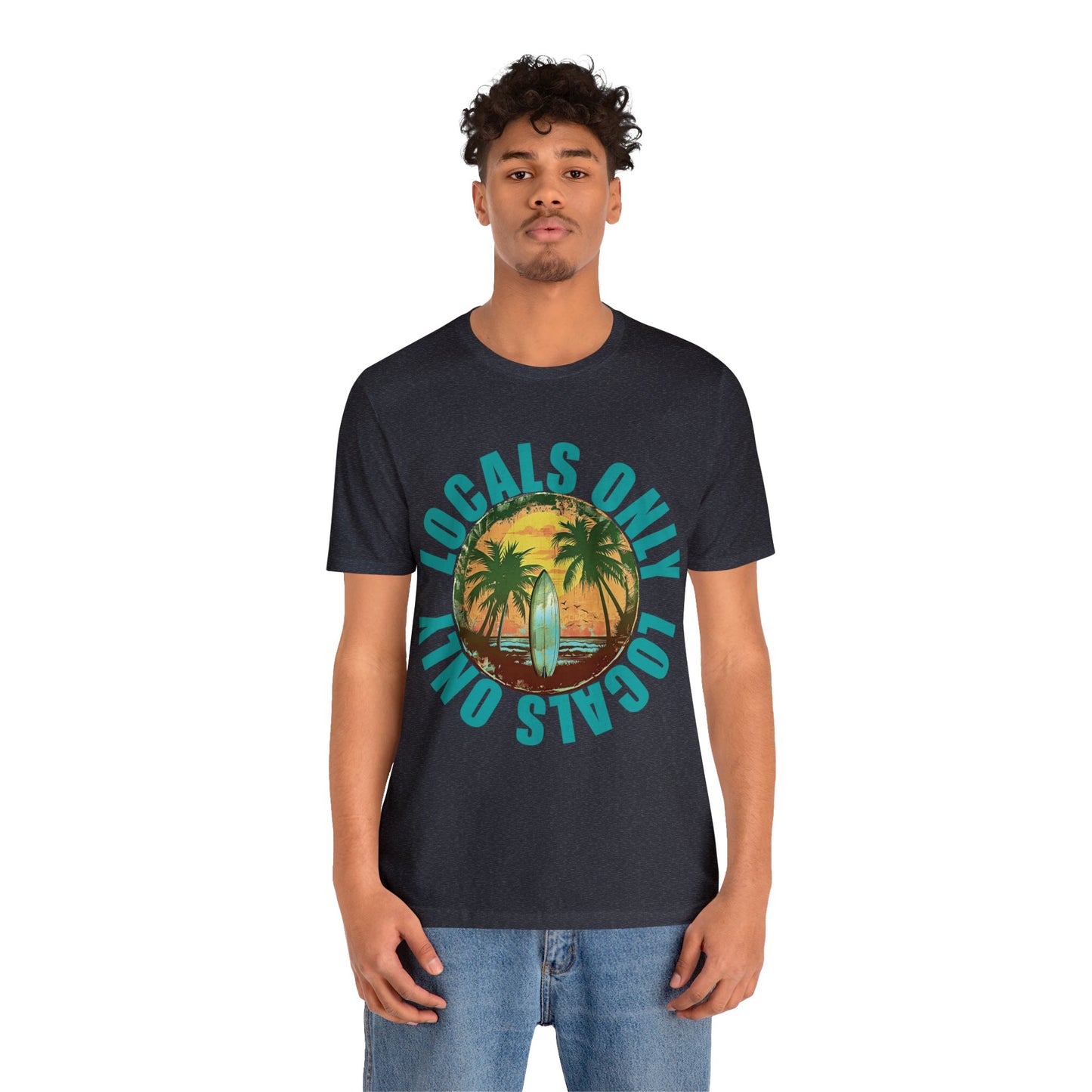 Locals Only stamp Unisex Jersey Short Sleeve Tee