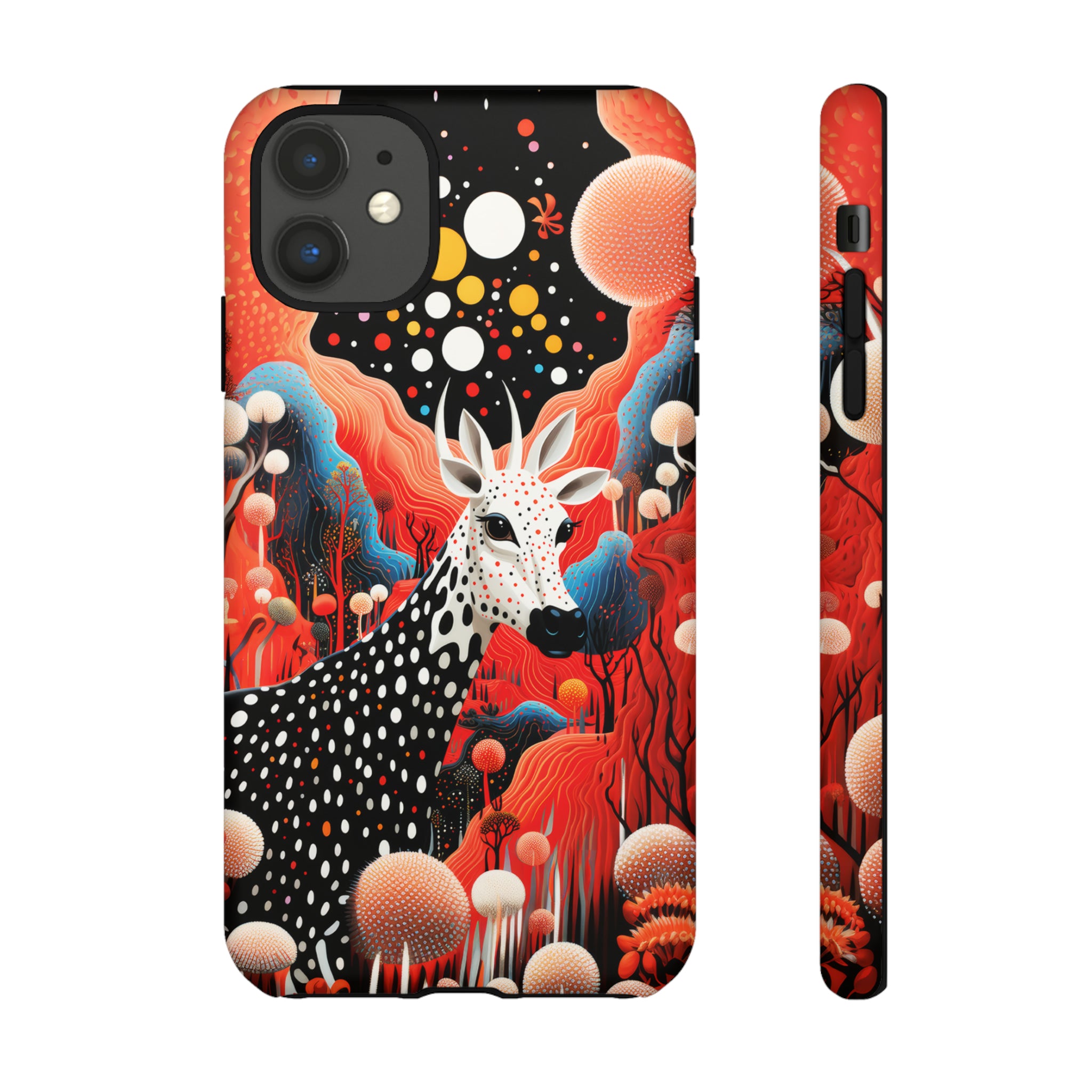 Spotted Elk in the rainbow forest Tough Cases