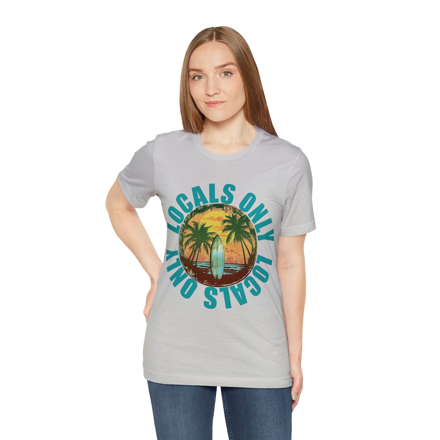 Locals Only stamp Unisex Jersey Short Sleeve Tee