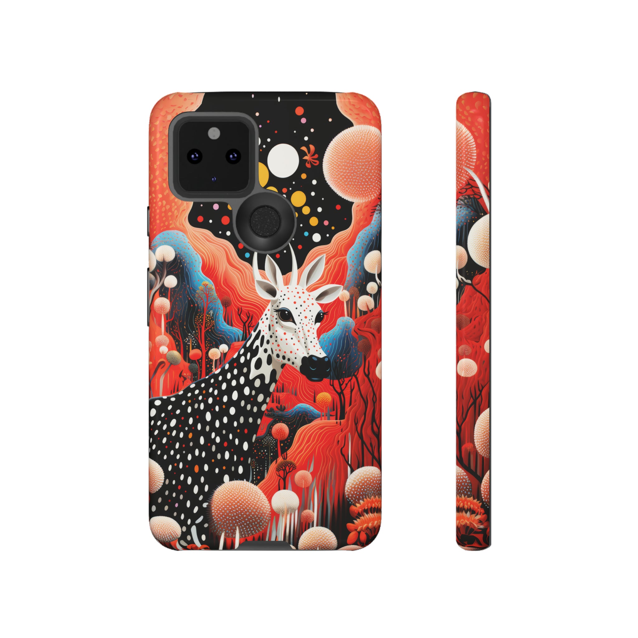 Spotted Elk in the rainbow forest Tough Cases