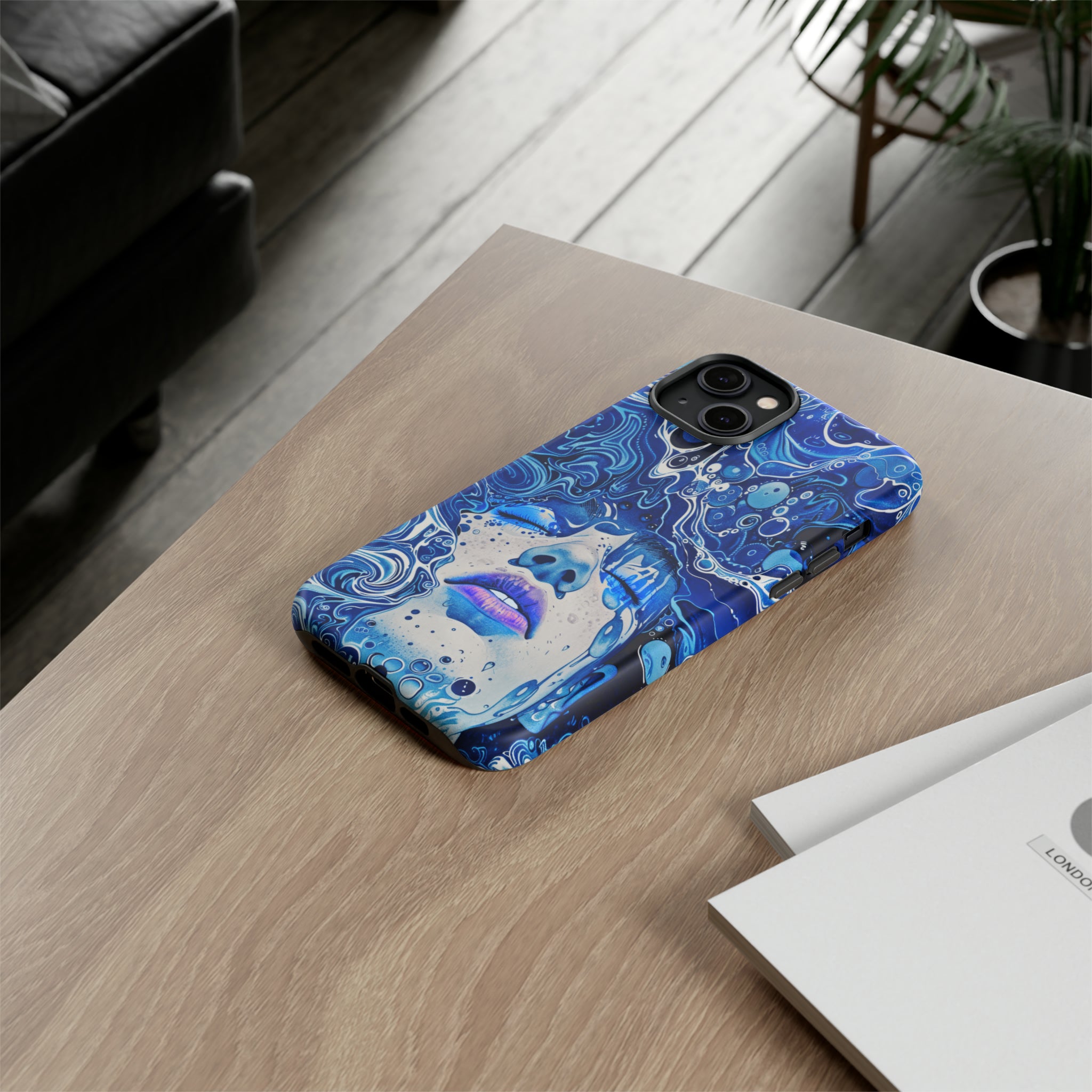 Phone Case, underwater design, Artistic design, Tough Case, Colorful whimsical water fantasy design, iPhone 15, 14, 13, 12, 11, Samsung, Pixel