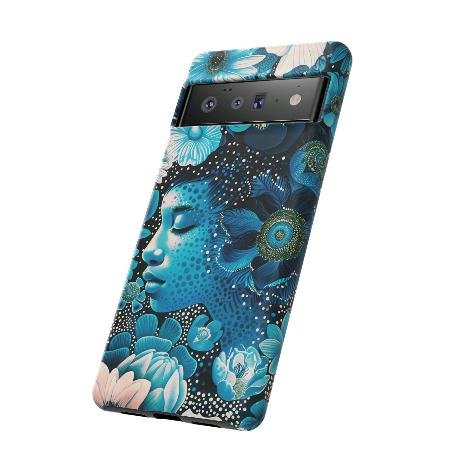 Girl in blue Tough Cases