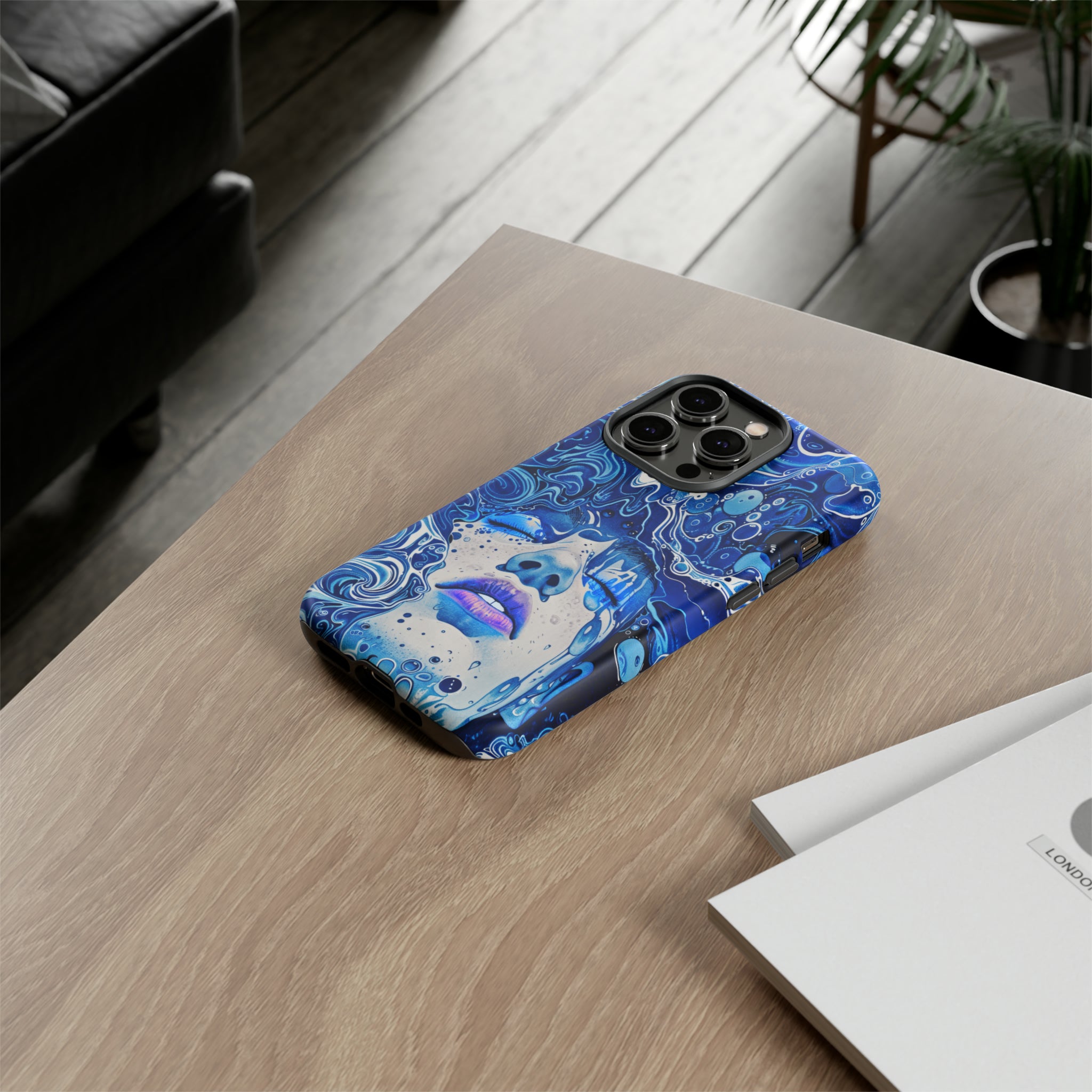 Phone Case, underwater design, Artistic design, Tough Case, Colorful whimsical water fantasy design, iPhone 15, 14, 13, 12, 11, Samsung, Pixel