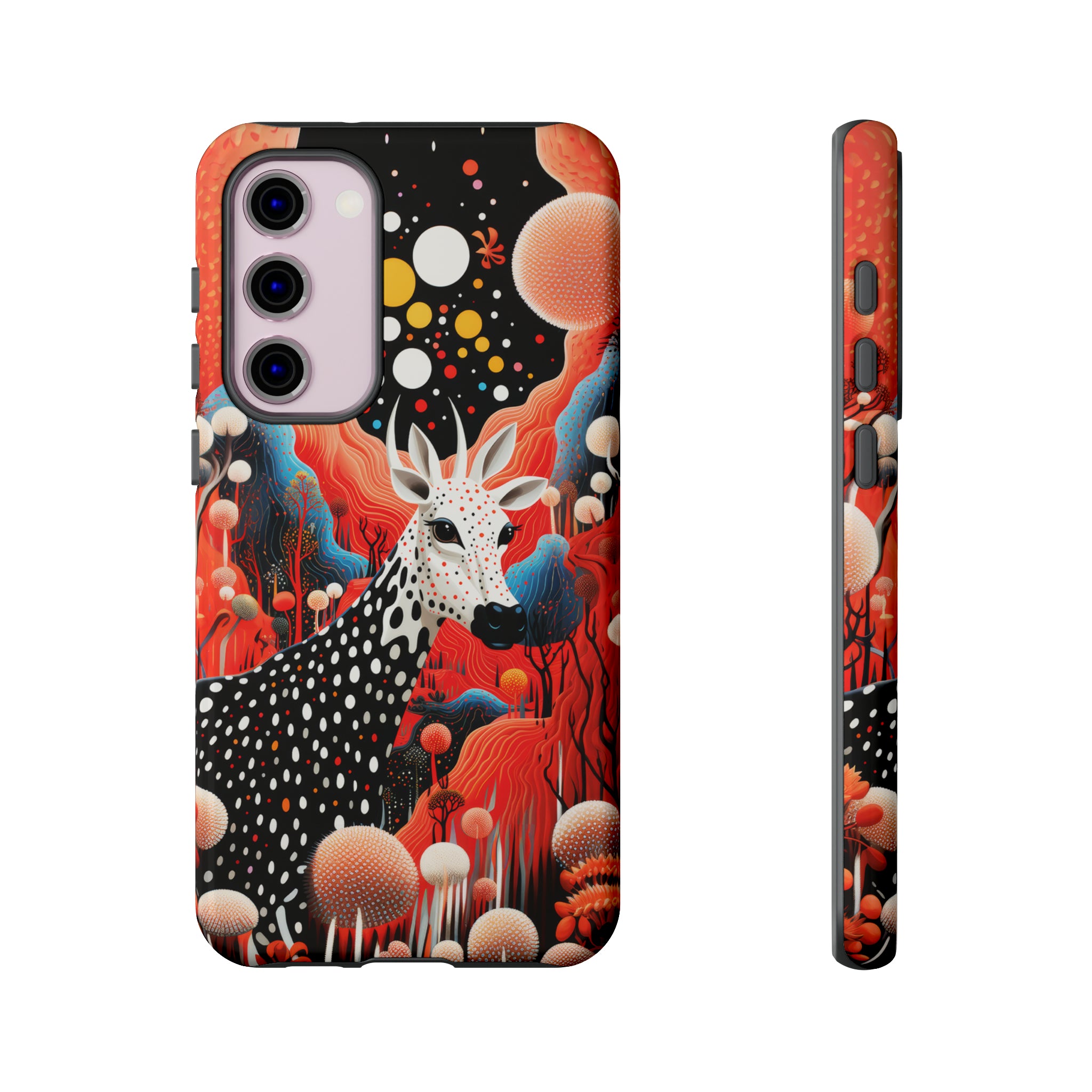 Spotted Elk in the rainbow forest Tough Cases