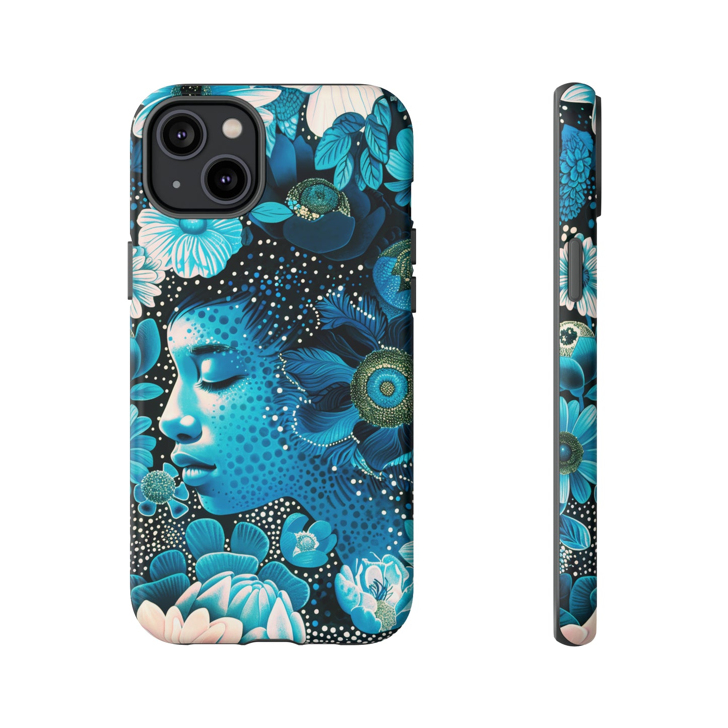 Girl in blue Tough Cases