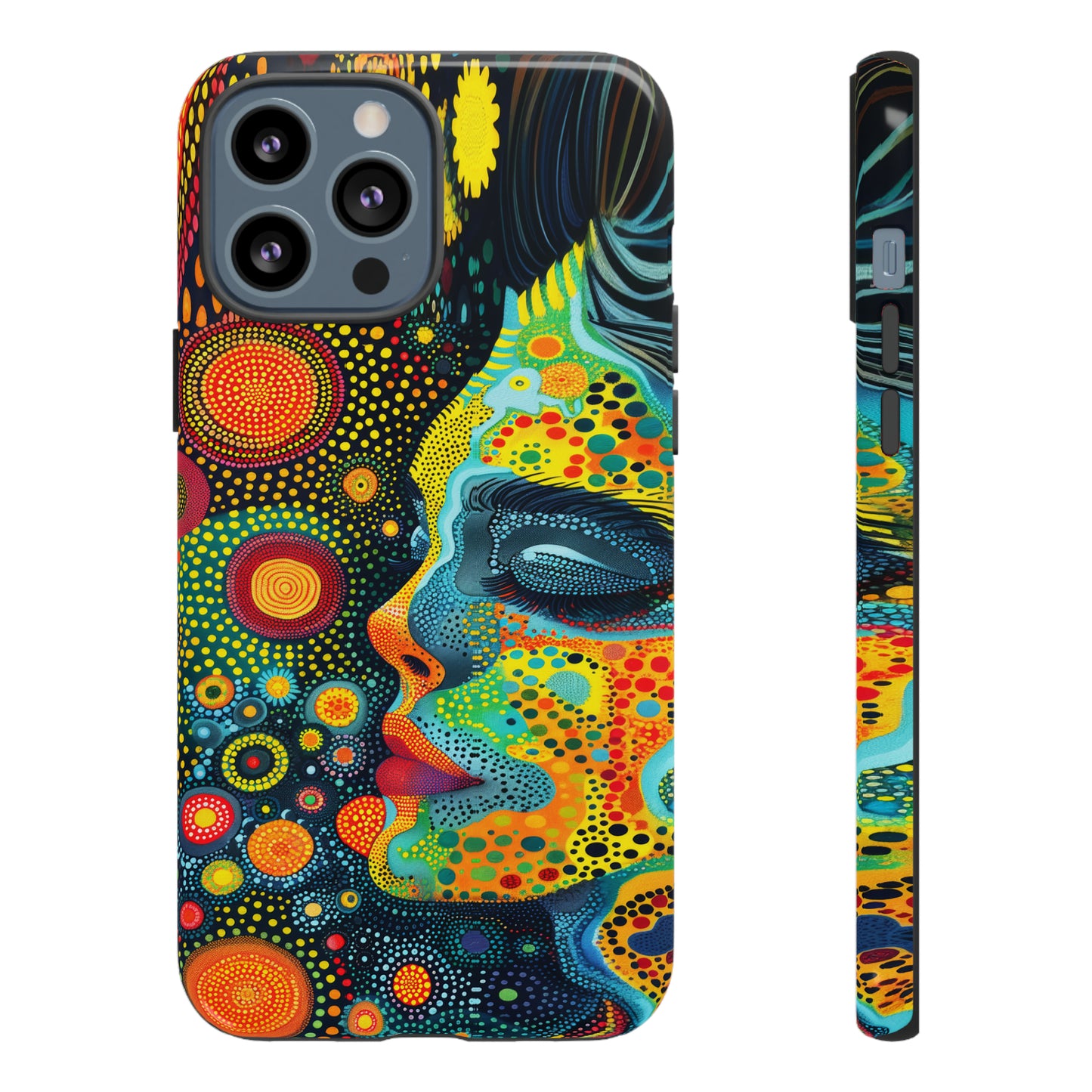 Phone Case, rainbow girl, Artistic design, Tough Case, Colorful whimsical rainbow fantasy design, iPhone 15, 14, 13, 12, 11, Samsung, Pixel
