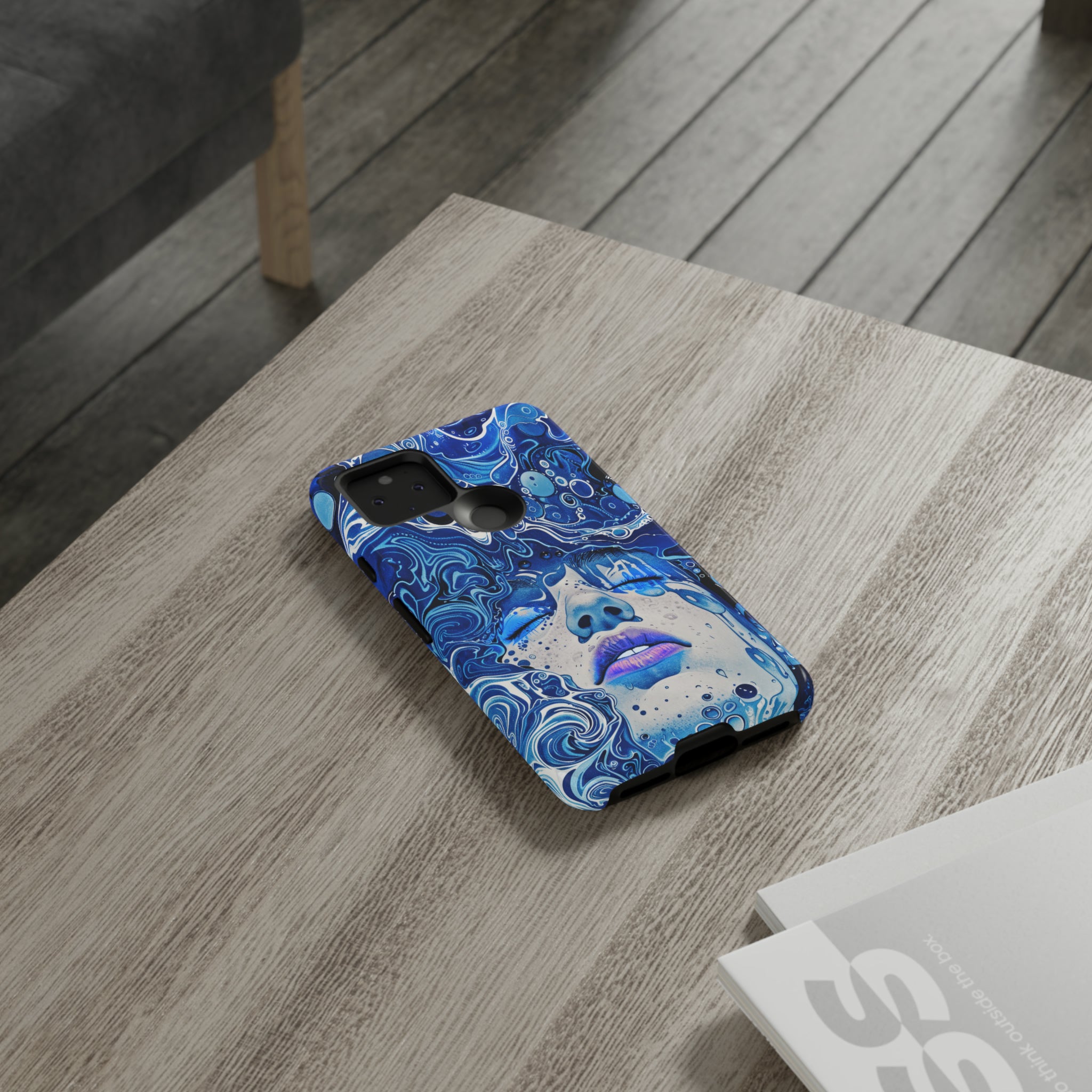 Phone Case, underwater design, Artistic design, Tough Case, Colorful whimsical water fantasy design, iPhone 15, 14, 13, 12, 11, Samsung, Pixel