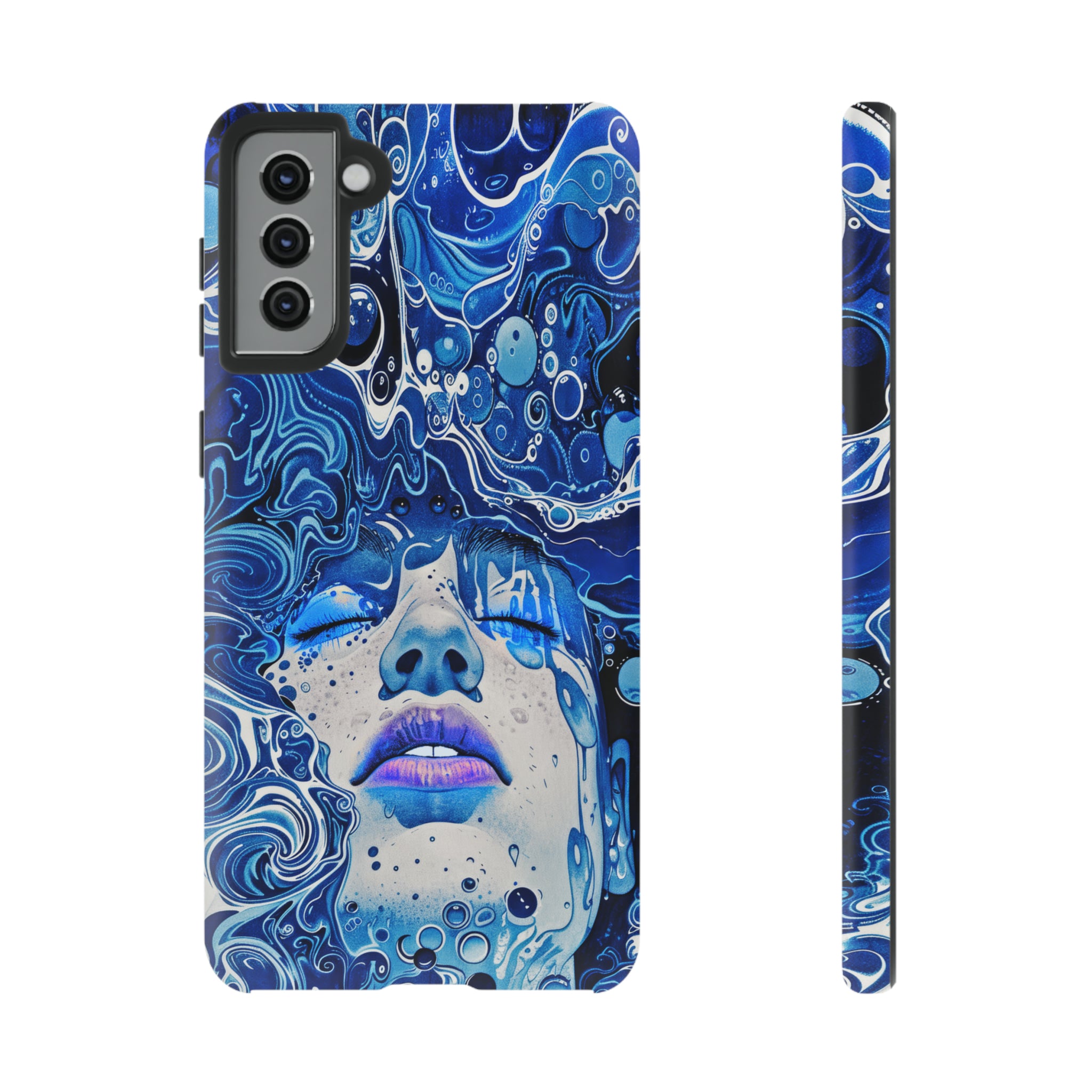 Phone Case, underwater design, Artistic design, Tough Case, Colorful whimsical water fantasy design, iPhone 15, 14, 13, 12, 11, Samsung, Pixel