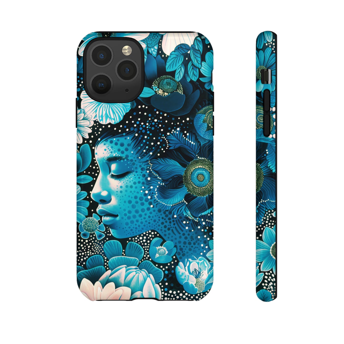 Girl in blue Tough Cases