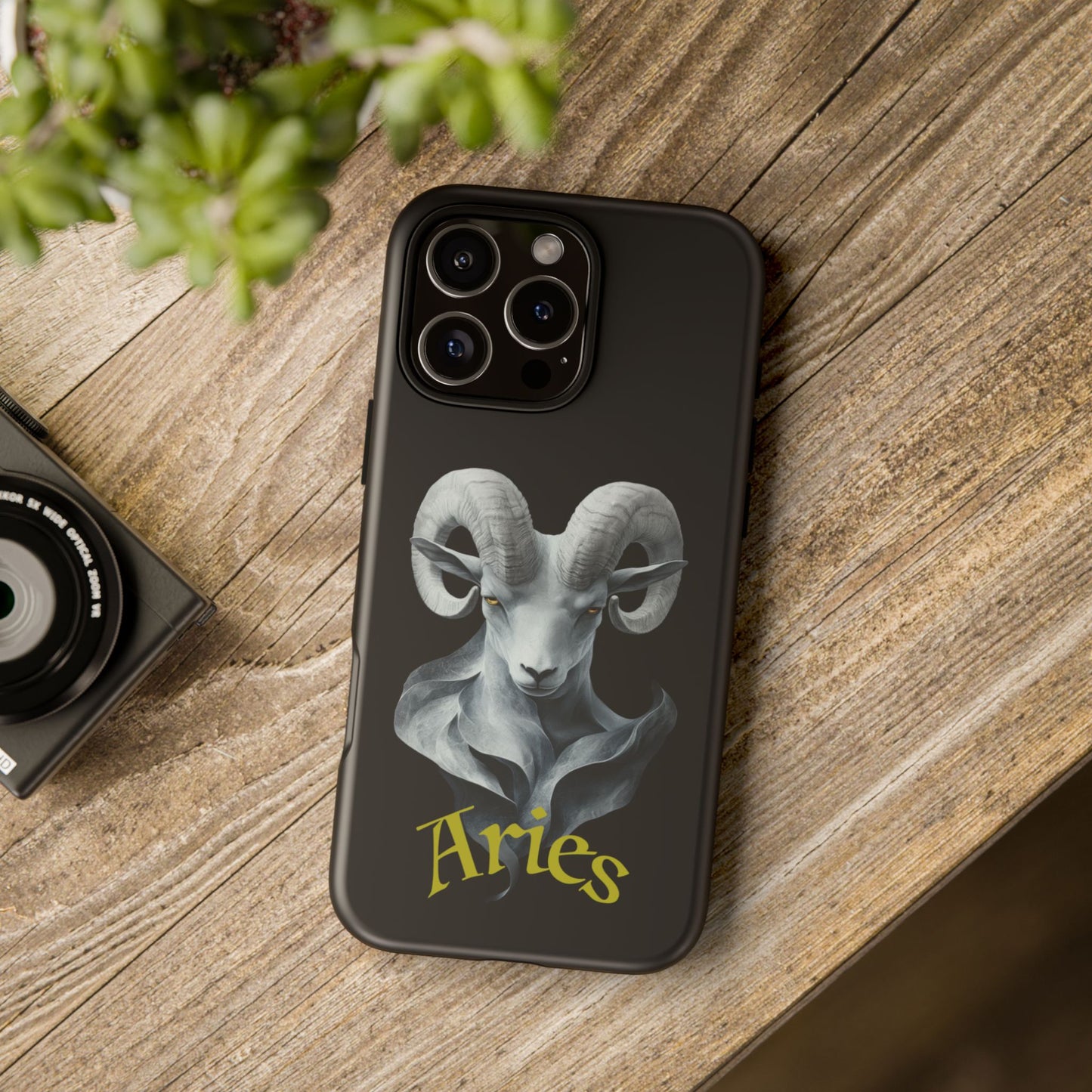 Aries Tough Phone Cases, Artistic Zodiac Phone Cases, premium-quality cases for iPhone, Samsung Galaxy, and Google Pixel devices