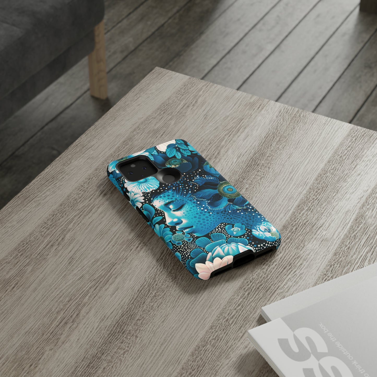 Girl in blue Tough Cases