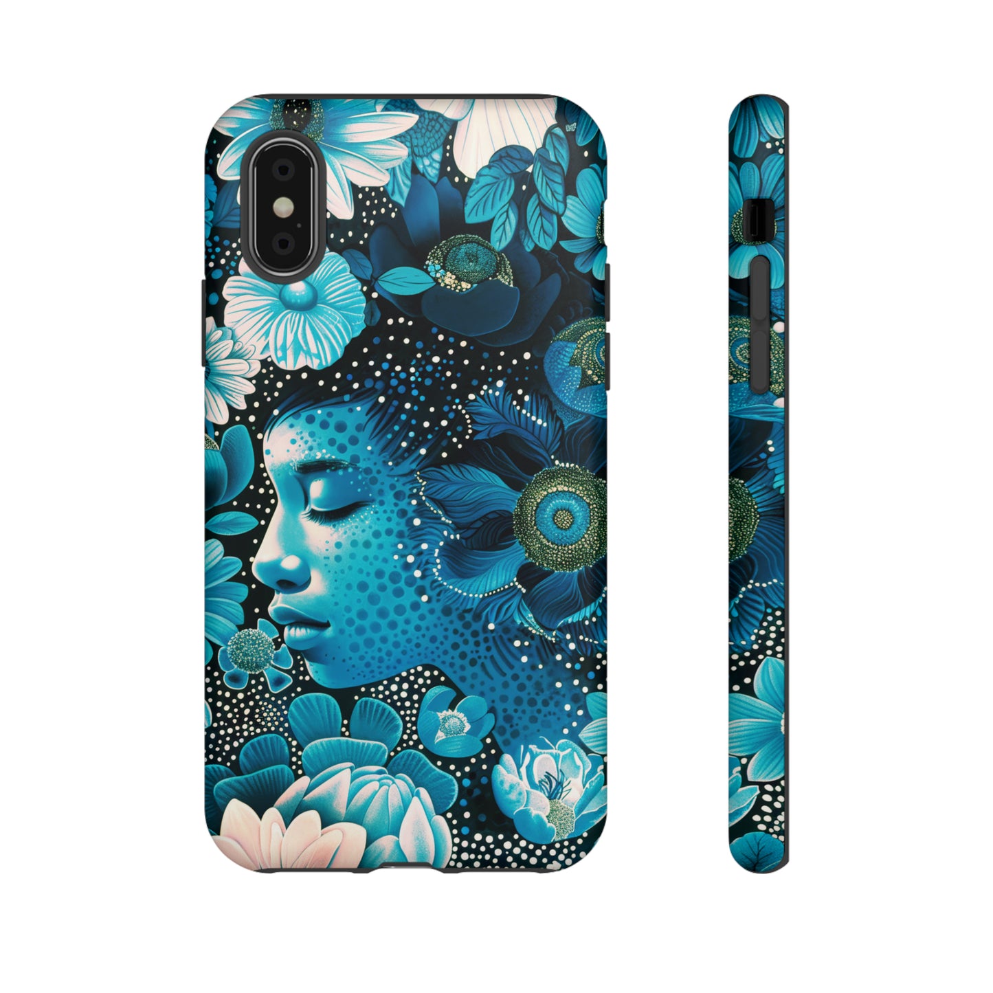 Girl in blue Tough Cases