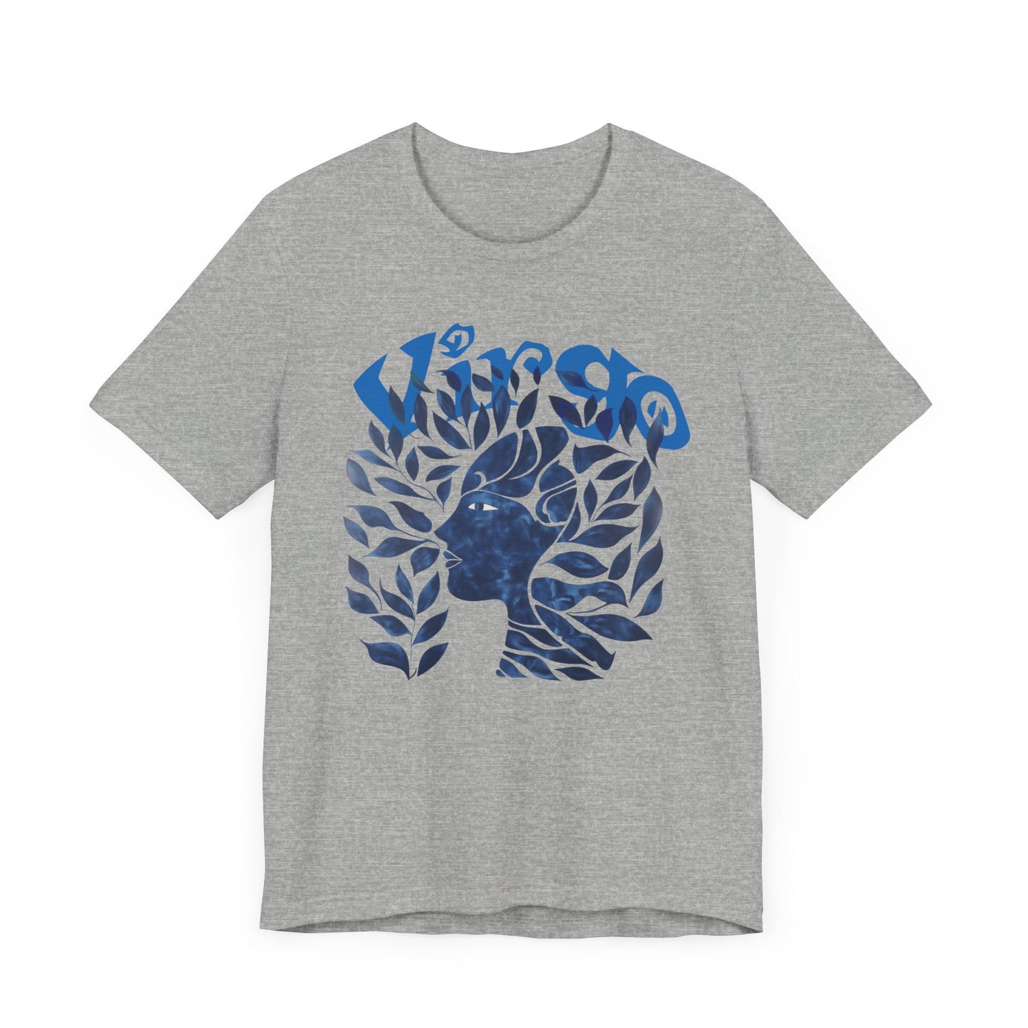 Virgo blue graphic Unisex Jersey Short Sleeve Tee
