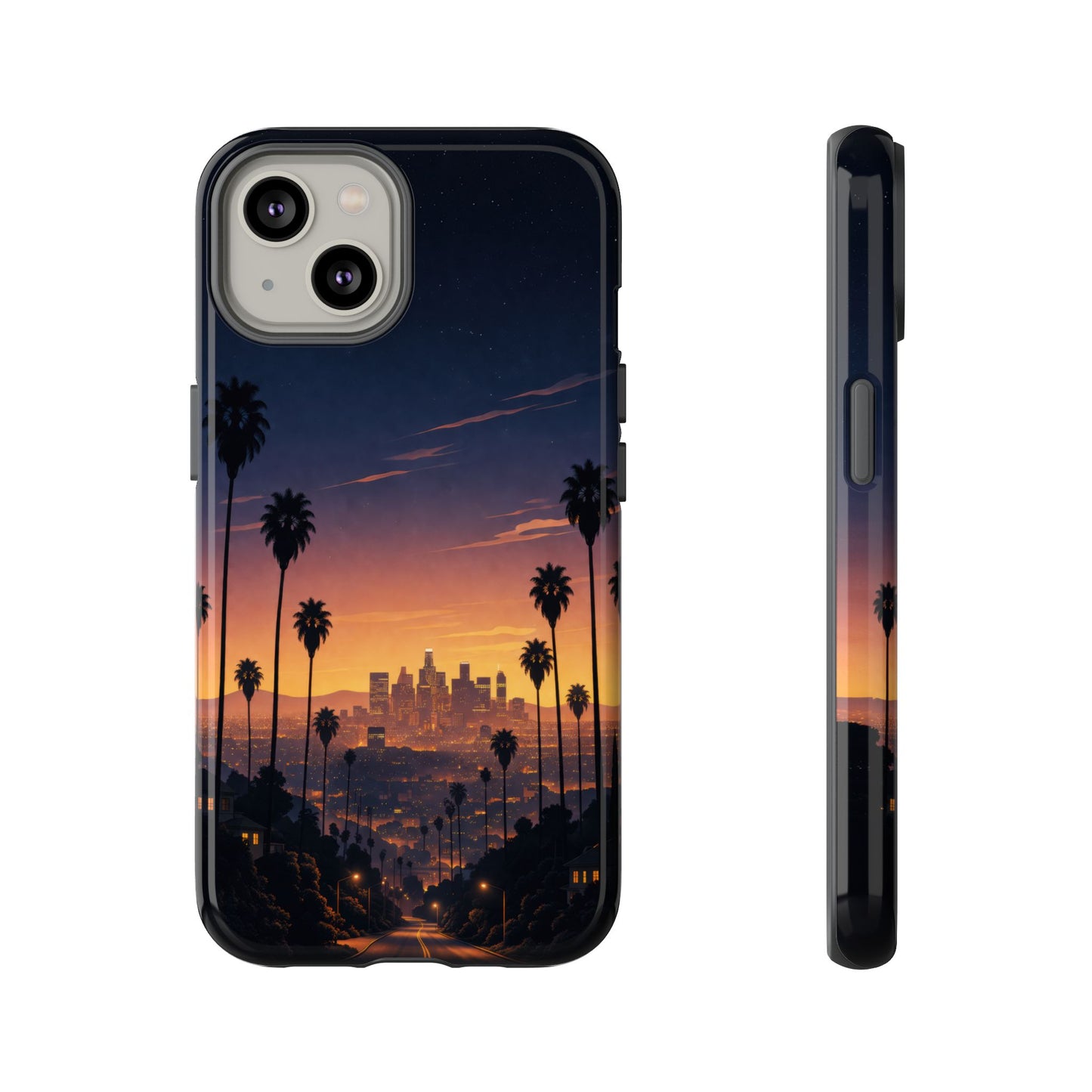 Los Angeles at Sunset Phone Case — Los Angeles Skyline Protective Case