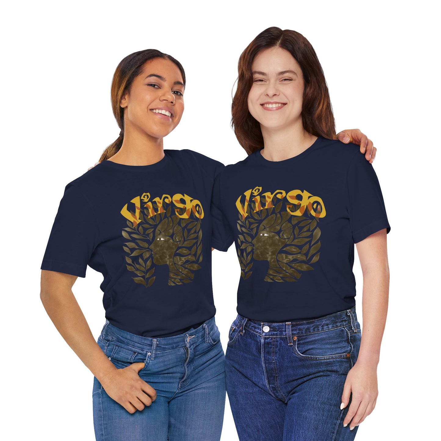 Virgo bronze graphic Unisex Jersey Short Sleeve Tee