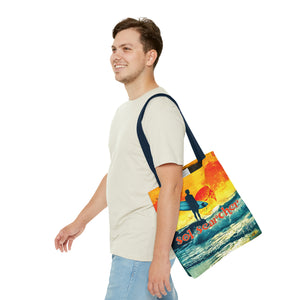 Sol Searcher sunset Tote Bag (AOP)