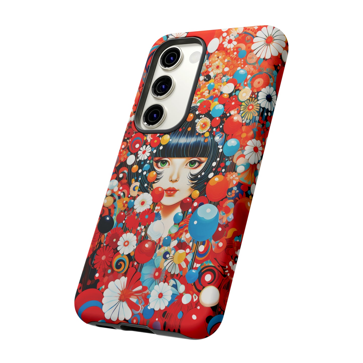 Girl in red blossoms Tough Cases