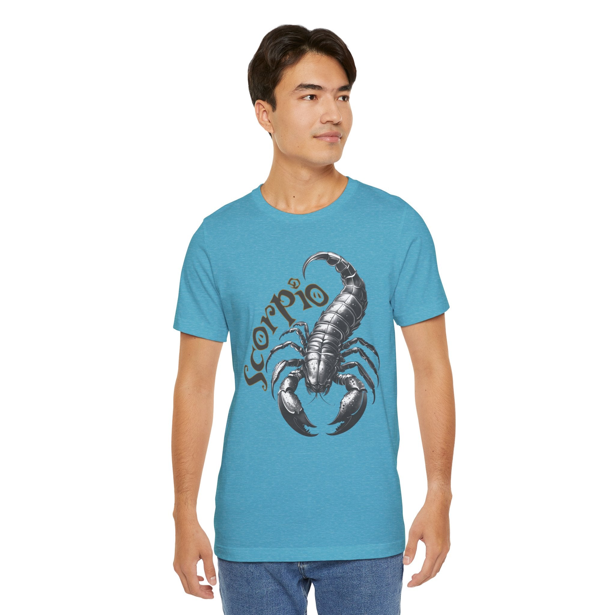 Scorpio Black & white Unisex Jersey Short Sleeve Tee