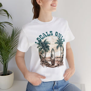 Vintage style Locals only Unisex Jersey Short Sleeve Tee