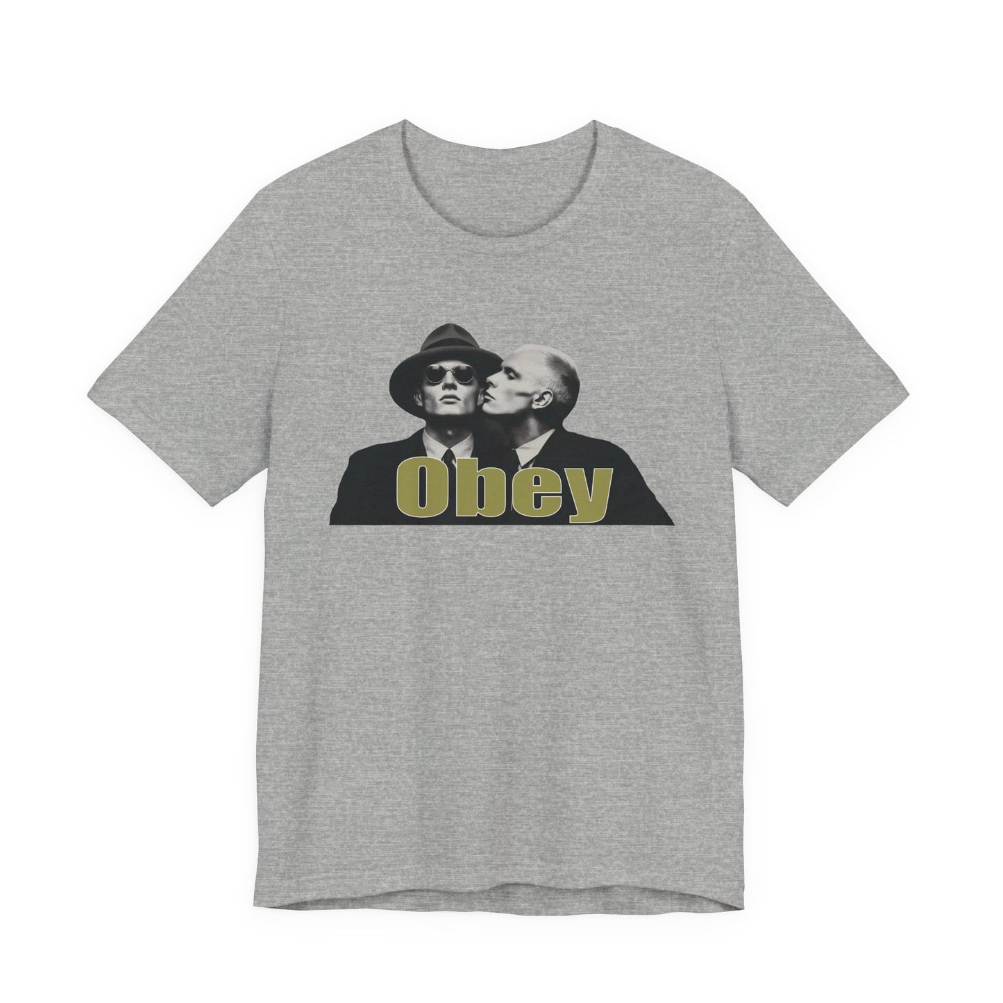 Obey Graphic Tee — Retro Provocative Streetwear T-Shirt, authority commentary shirt