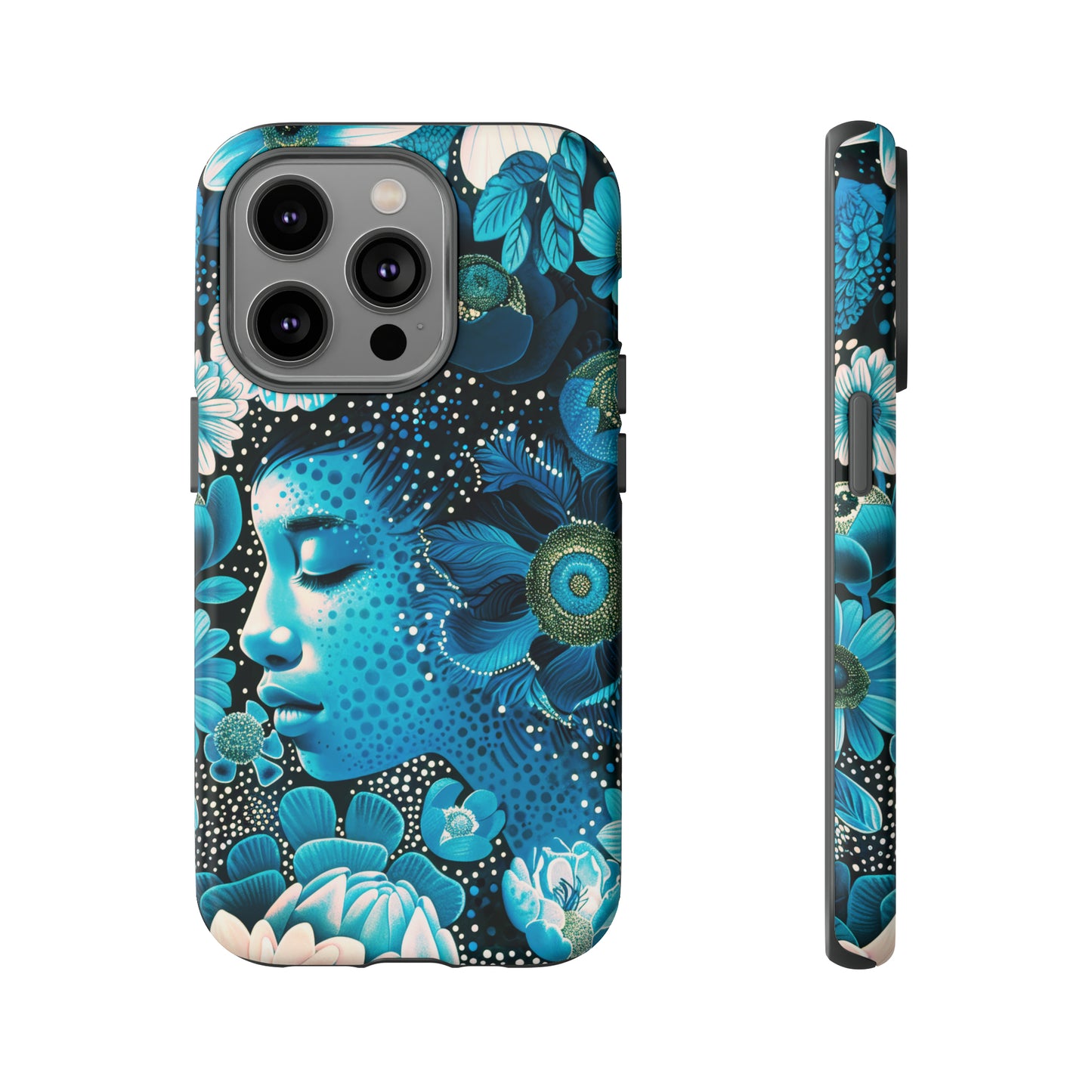 Girl in blue Tough Cases