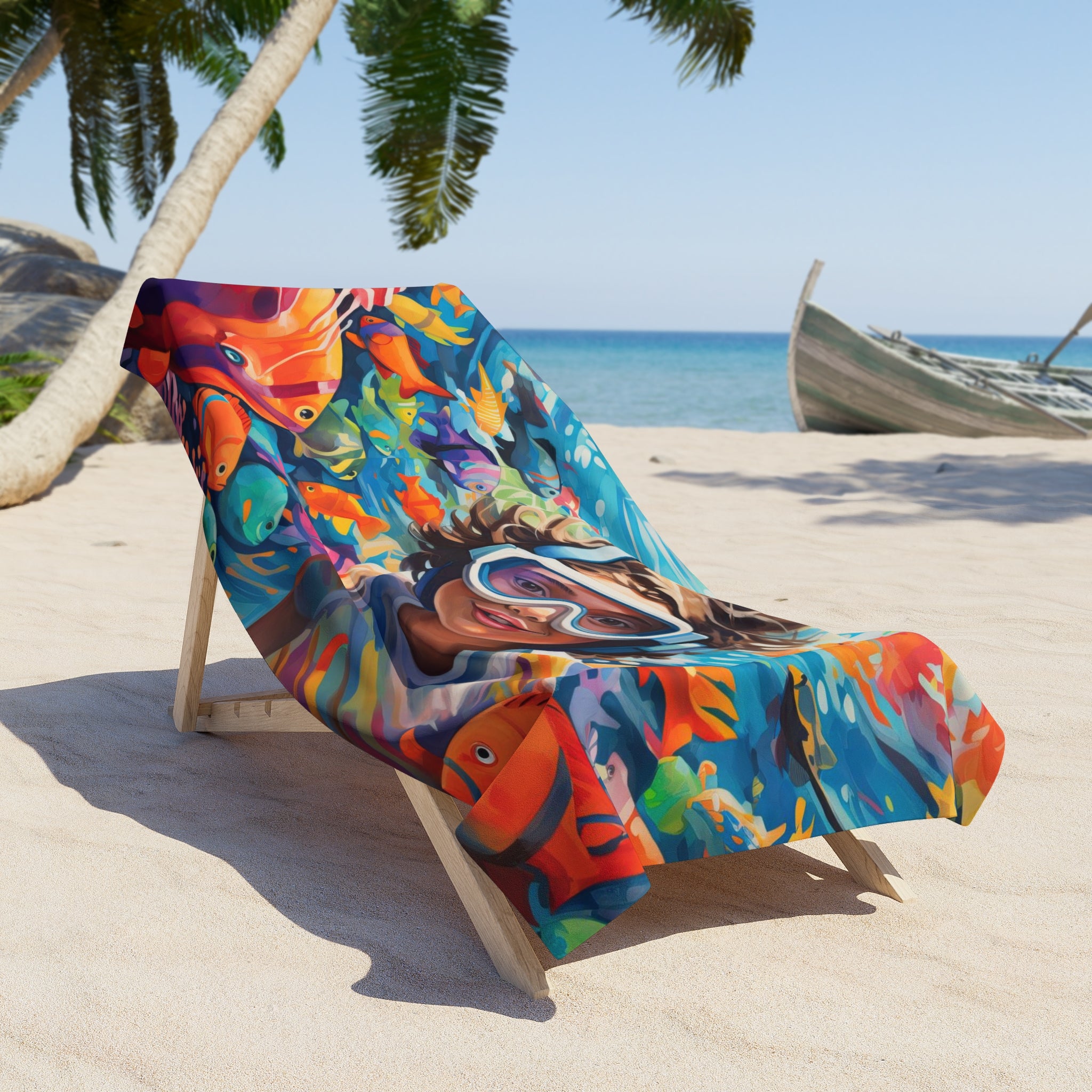 Reef Revelry Beach Towel