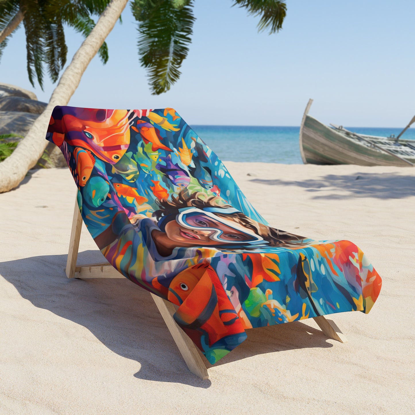Reef Revelry Beach Towel