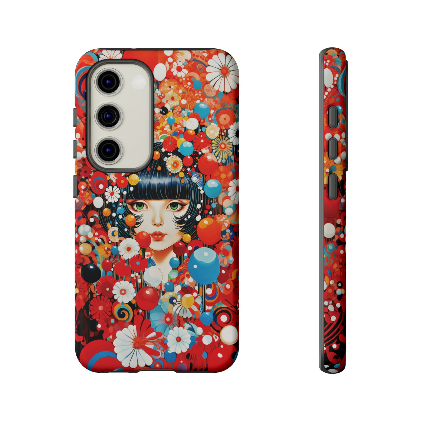 Girl in red blossoms Tough Cases