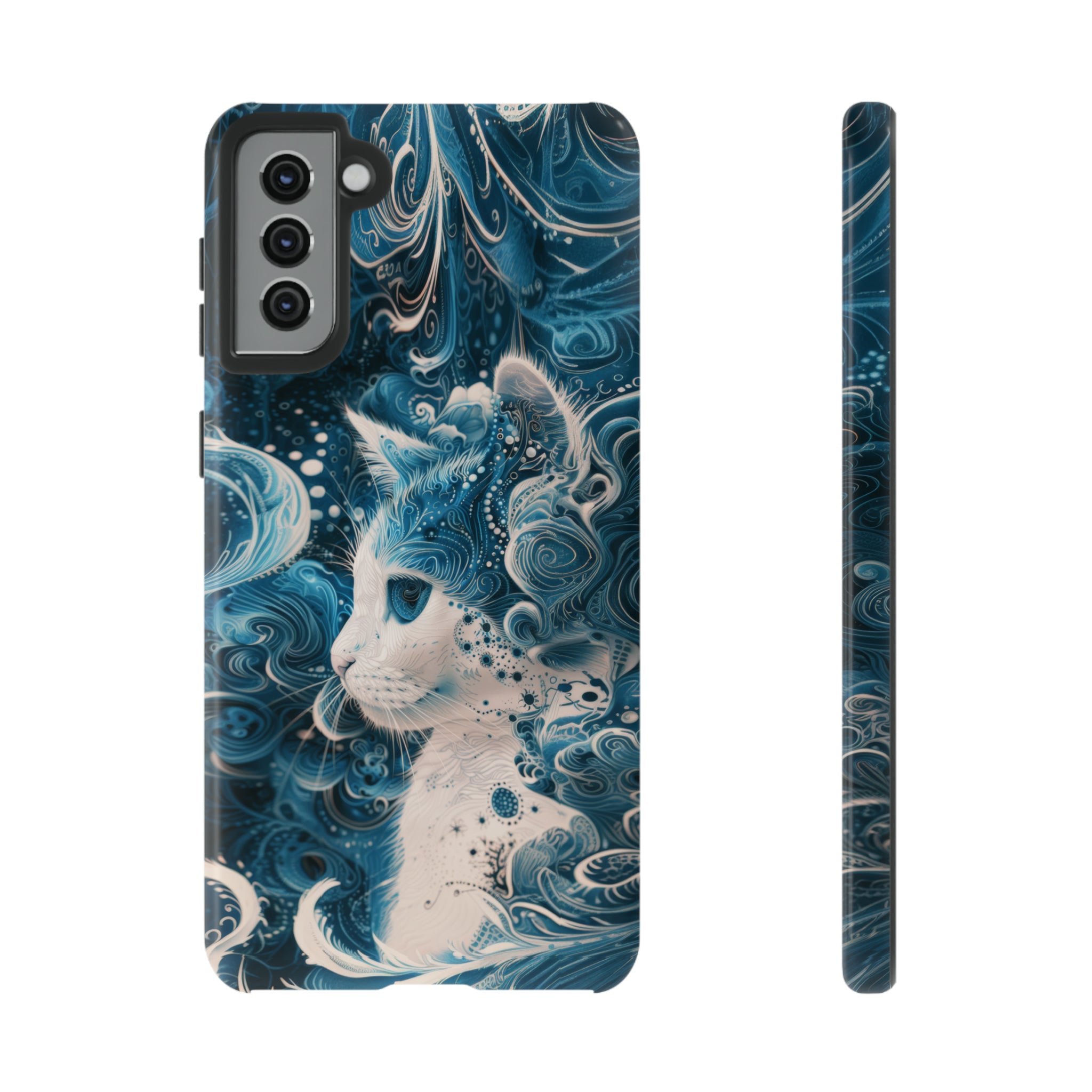 Aqua cat Tough Cases