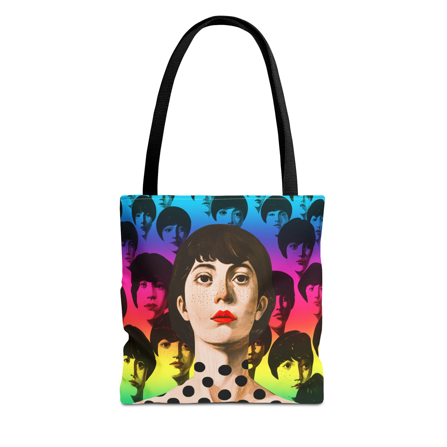 Stand out rainbow Tote Bag in 3 sizes
