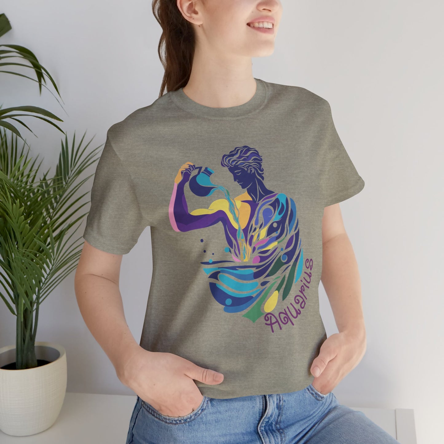 Aquarius Unisex Jersey Short Sleeve Tee