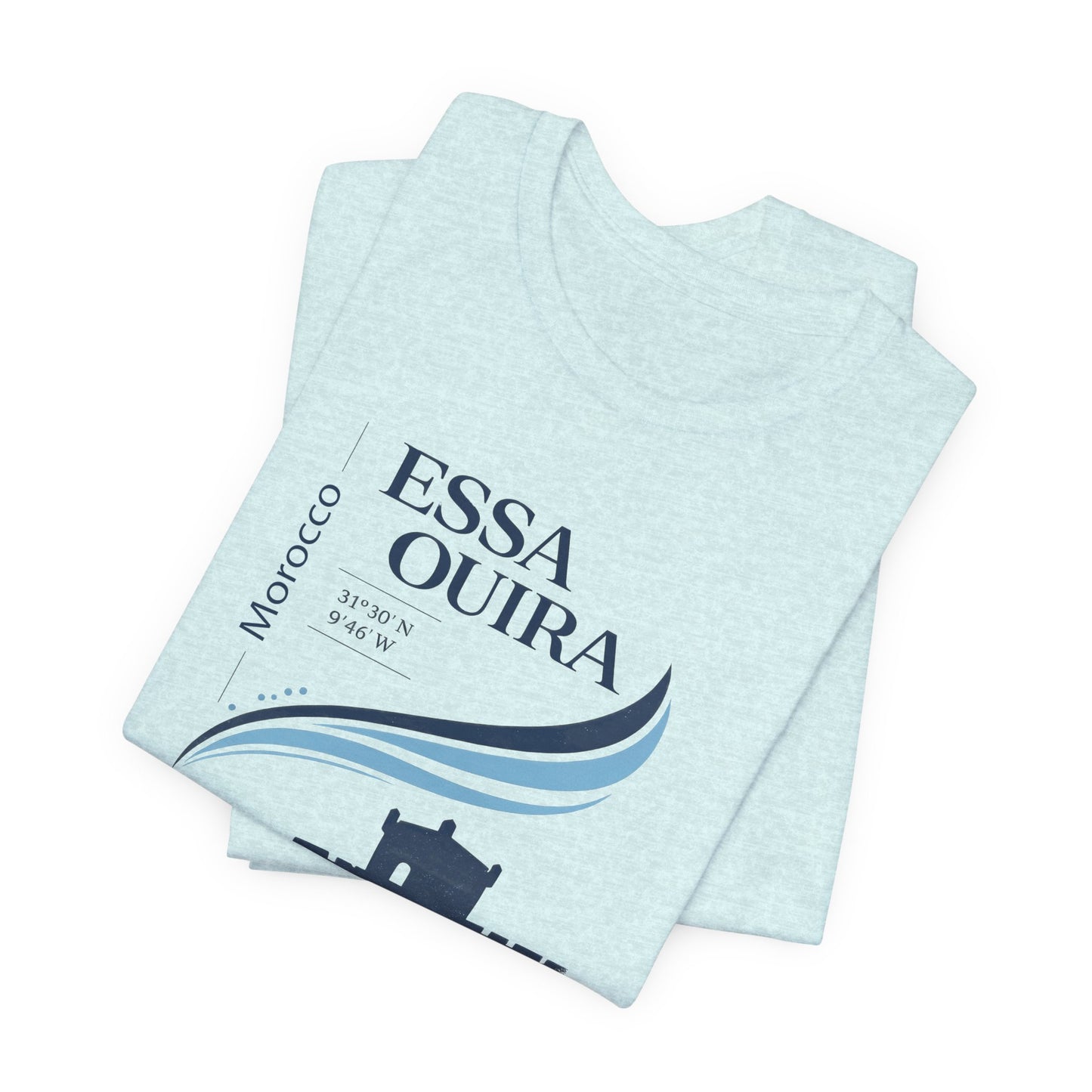 Essaouira Morocco Tee — Coastal Surf & Kasbah Graphic T-Shirt